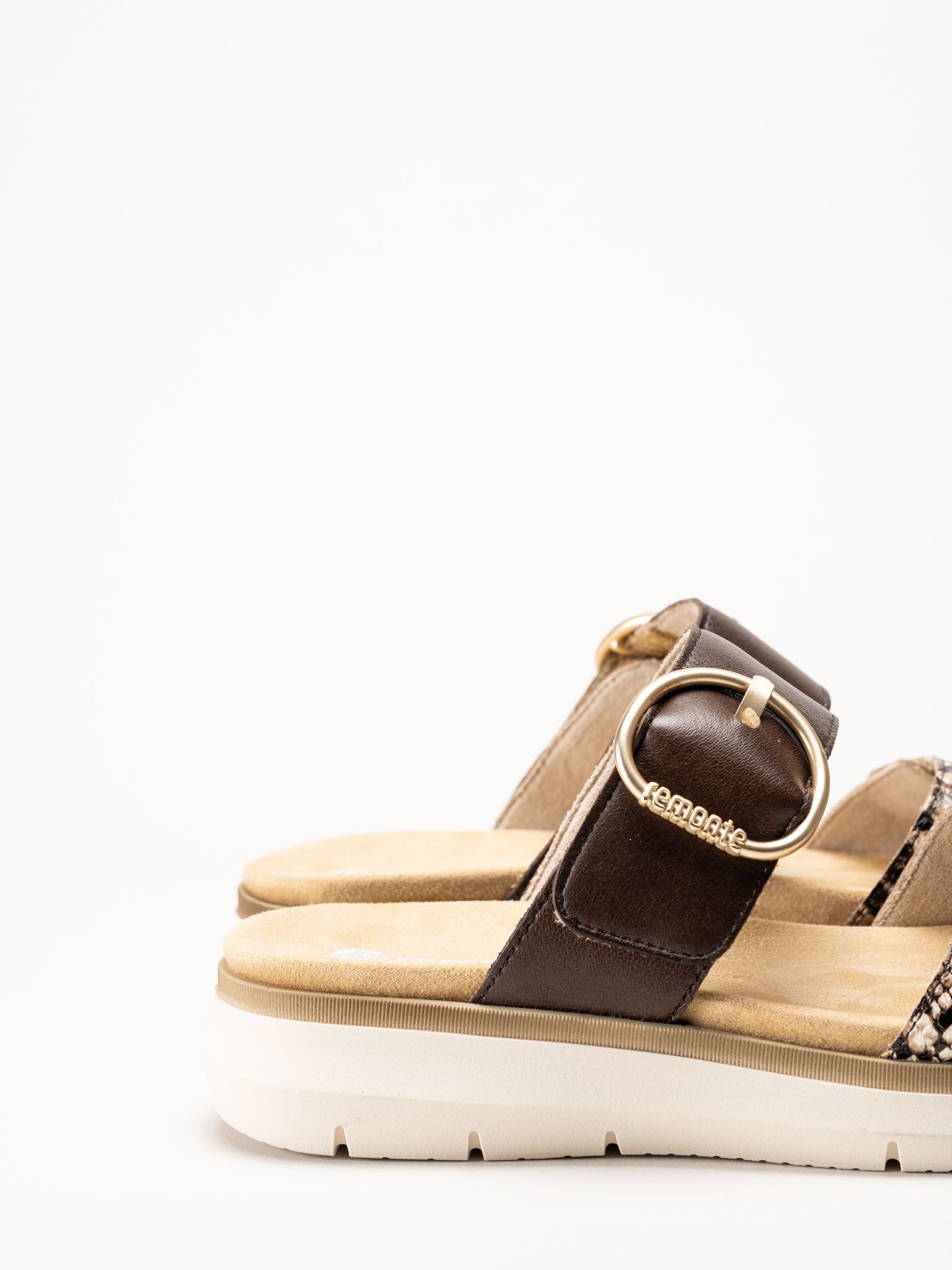 Remonte - Bruna sandaler i skinn