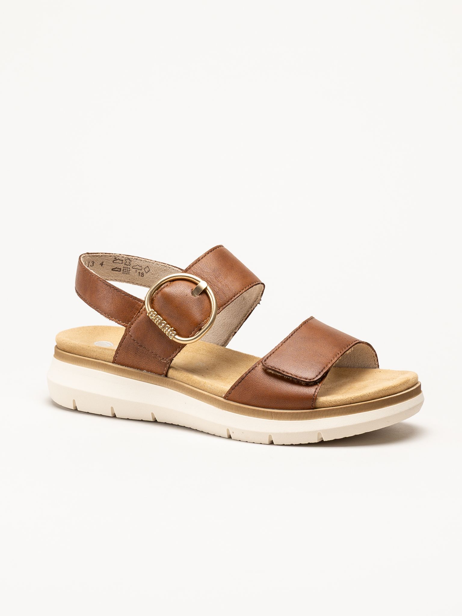 Remonte - Bruna sandaler i skinn