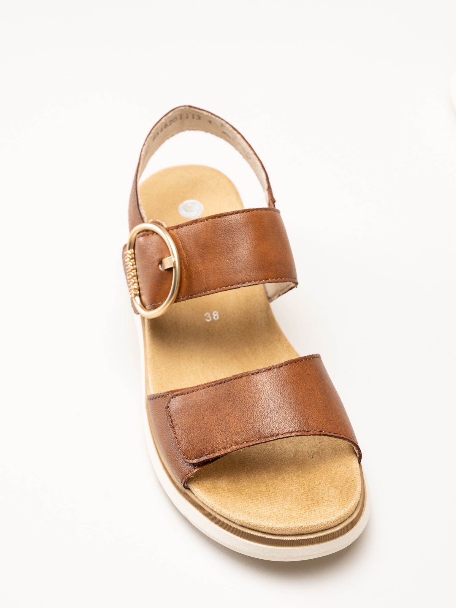 Remonte - Bruna sandaler i skinn