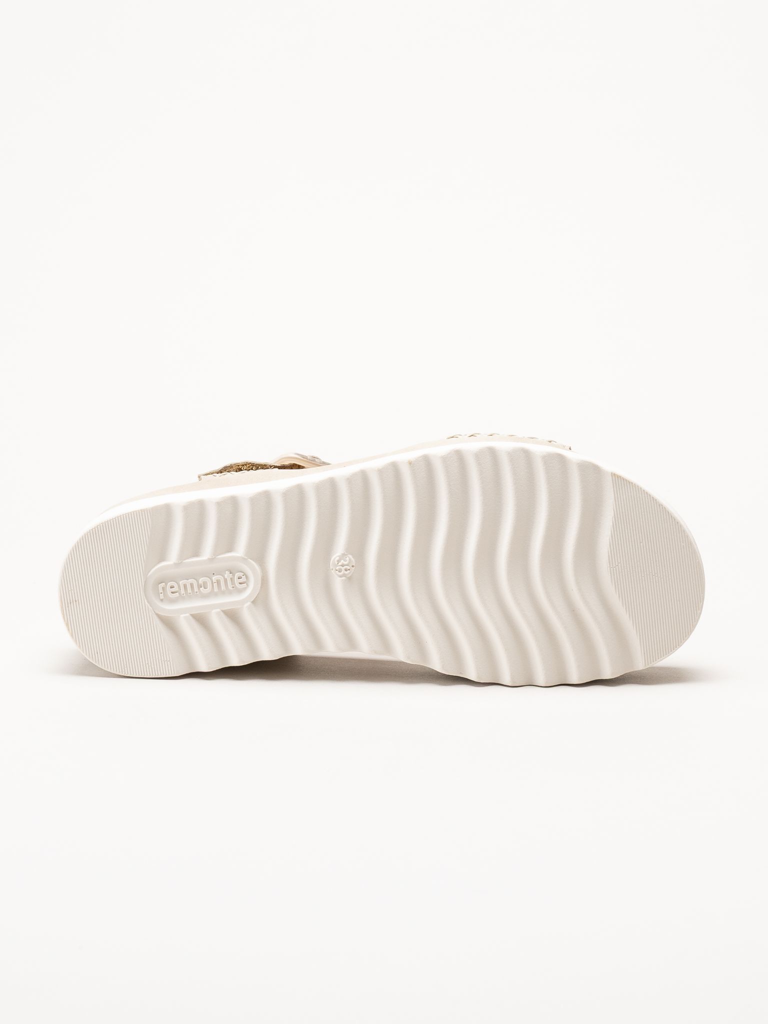 Remonte - Beige platåsandal