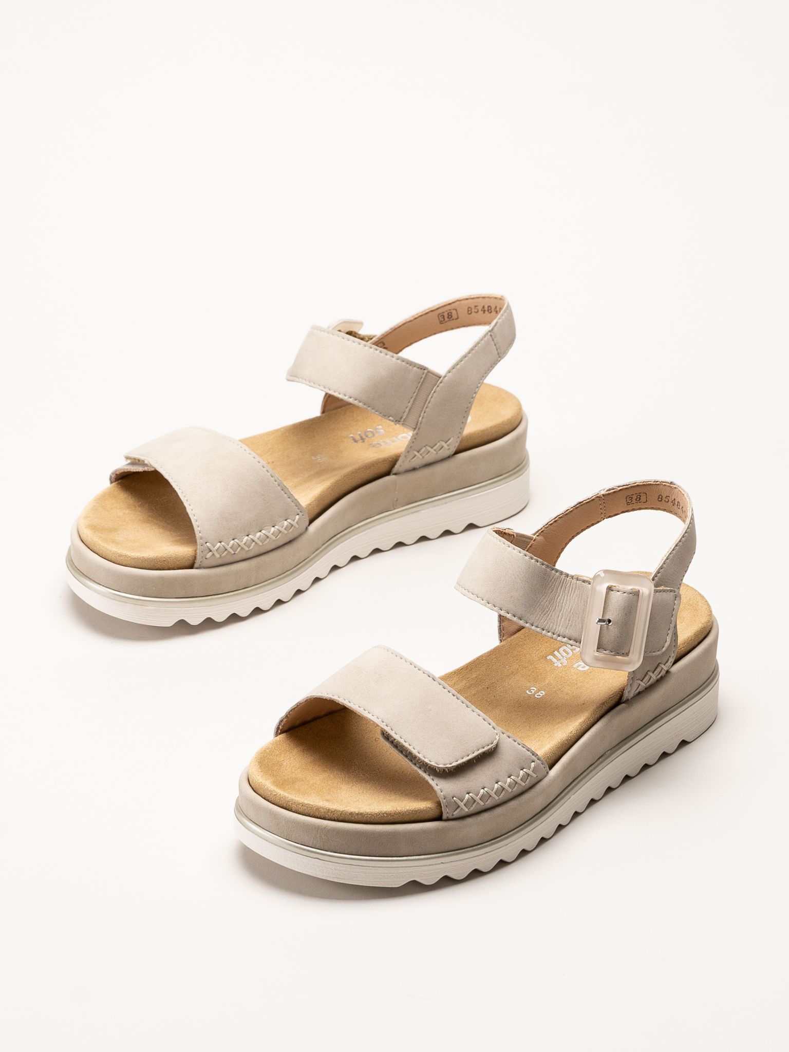 Remonte - Beige platåsandal