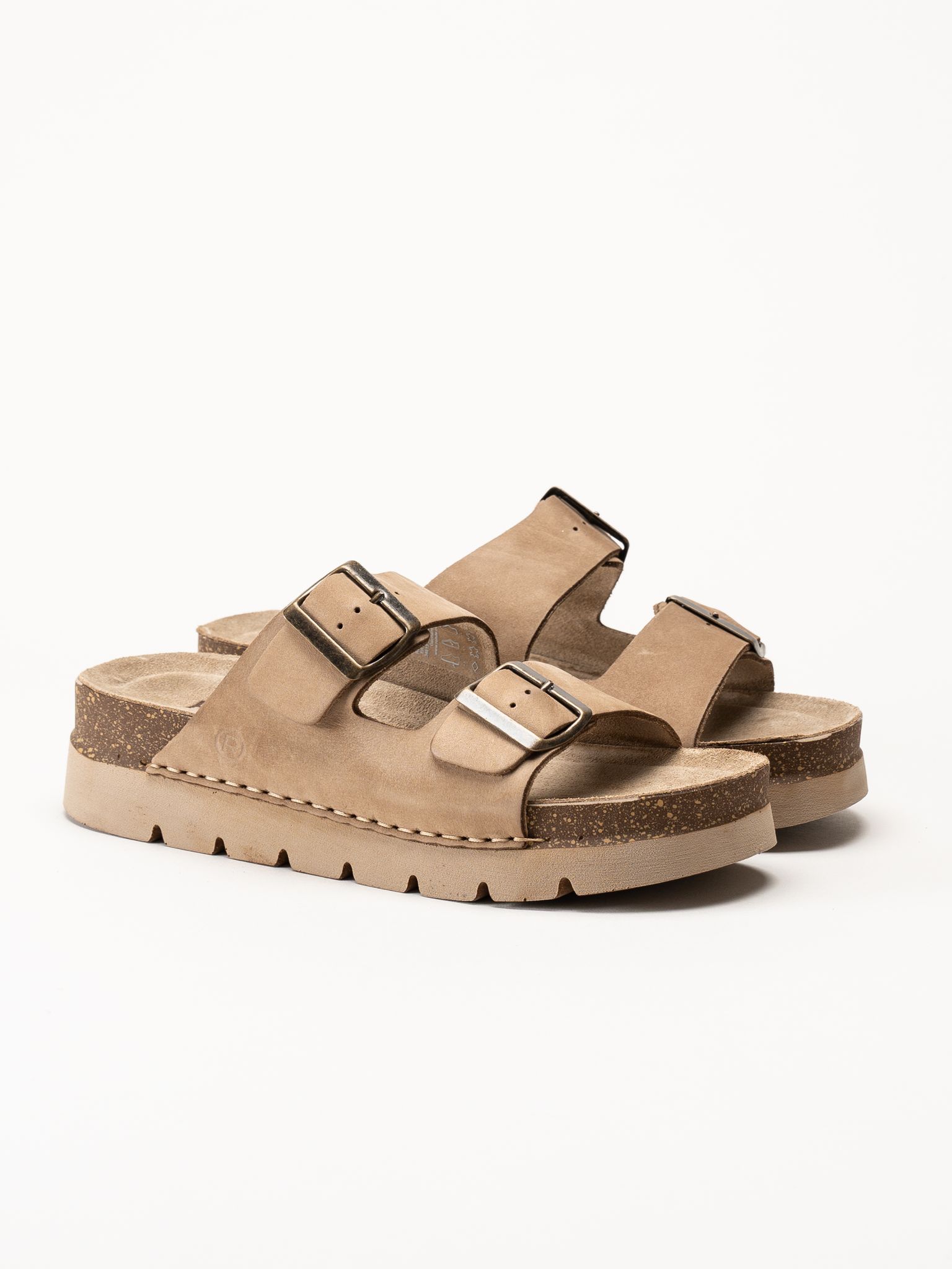 Rohde - Latina - Beige platåsandaler