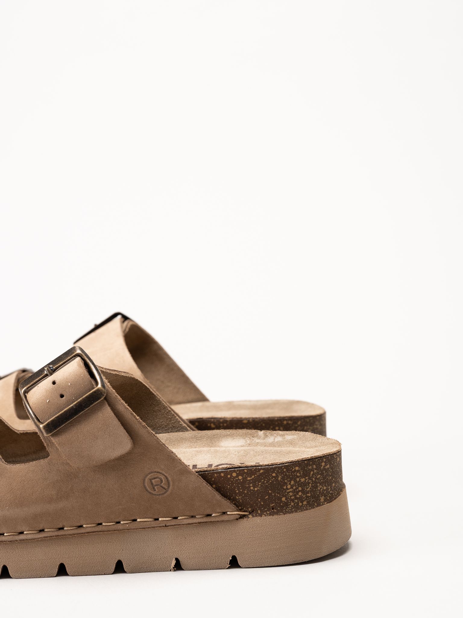 Rohde - Latina - Beige platåsandaler