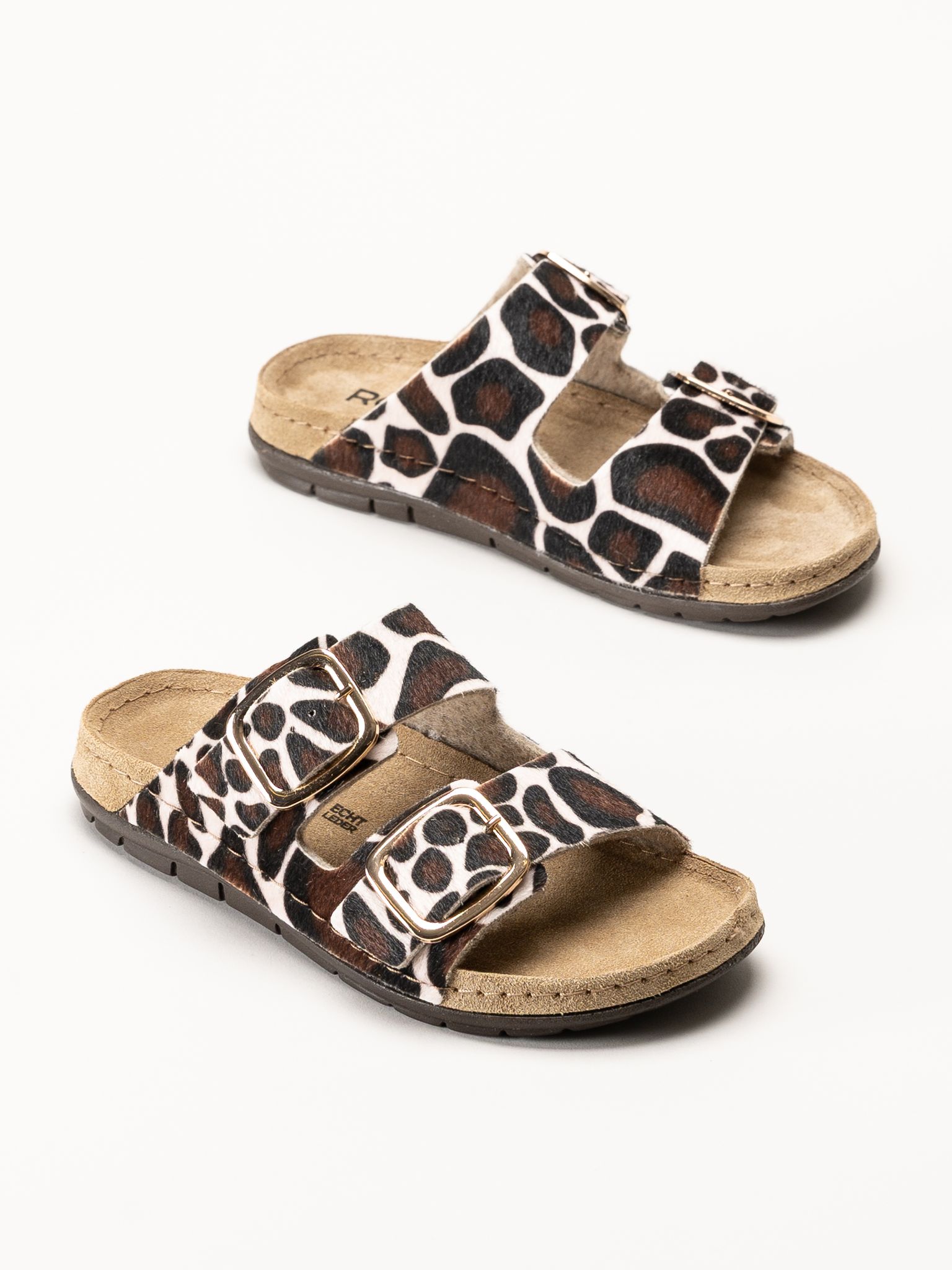 Rohde - Rodigo-D - Djurmönstrade slip in sandaler