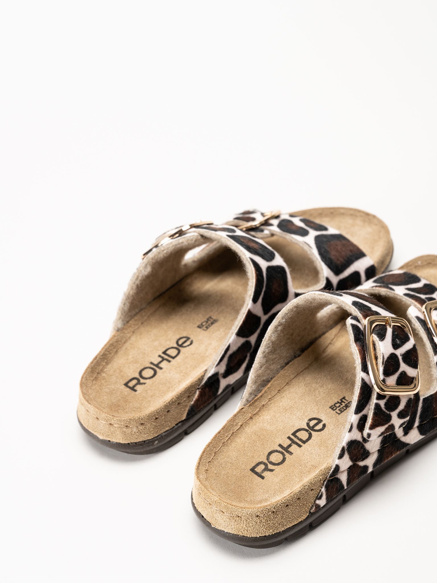 Rohde - Rodigo-D - Djurmönstrade slip in sandaler