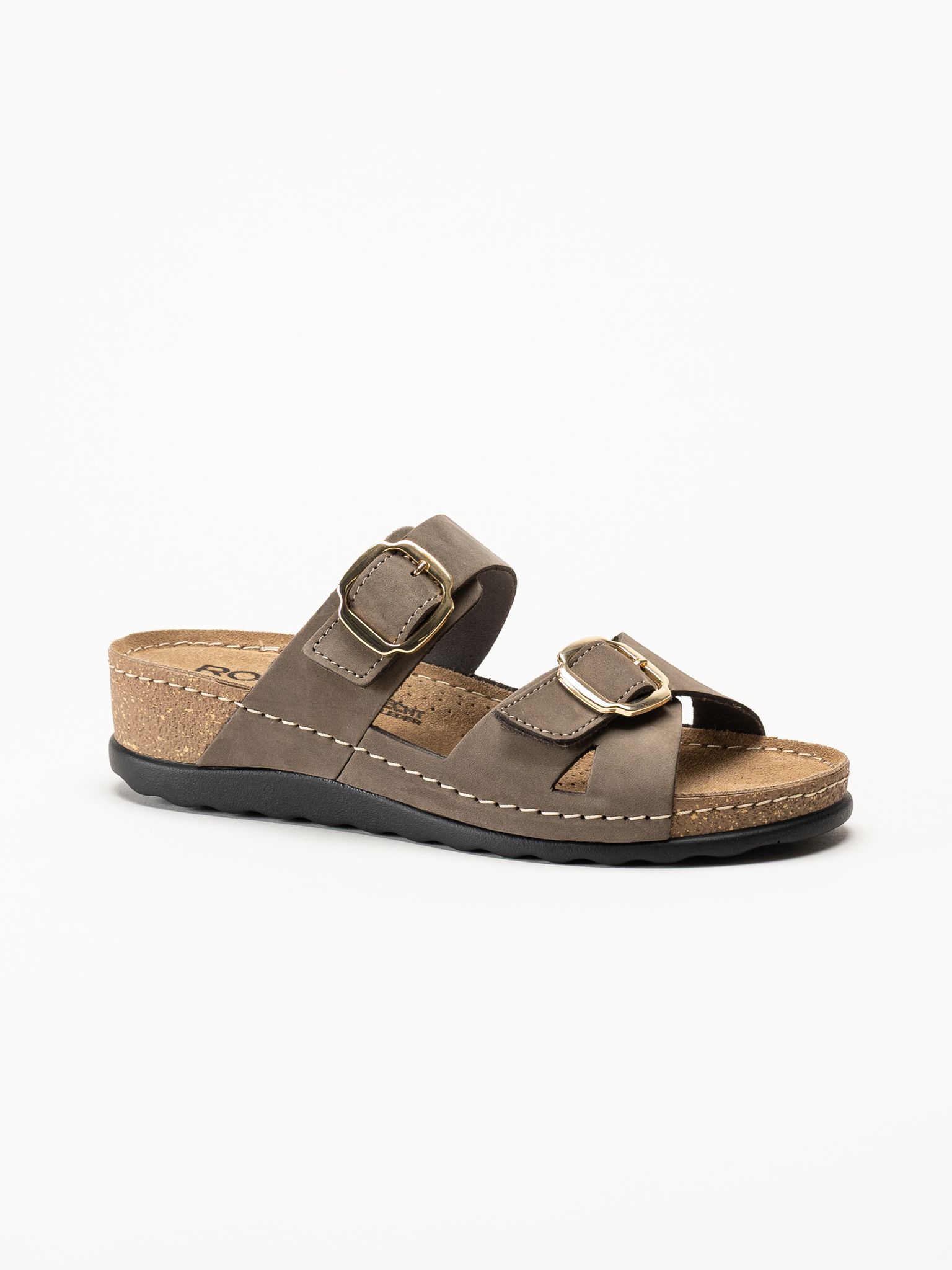 Rohde - Soave 40 - Bruna slip in sandaler med kilklack