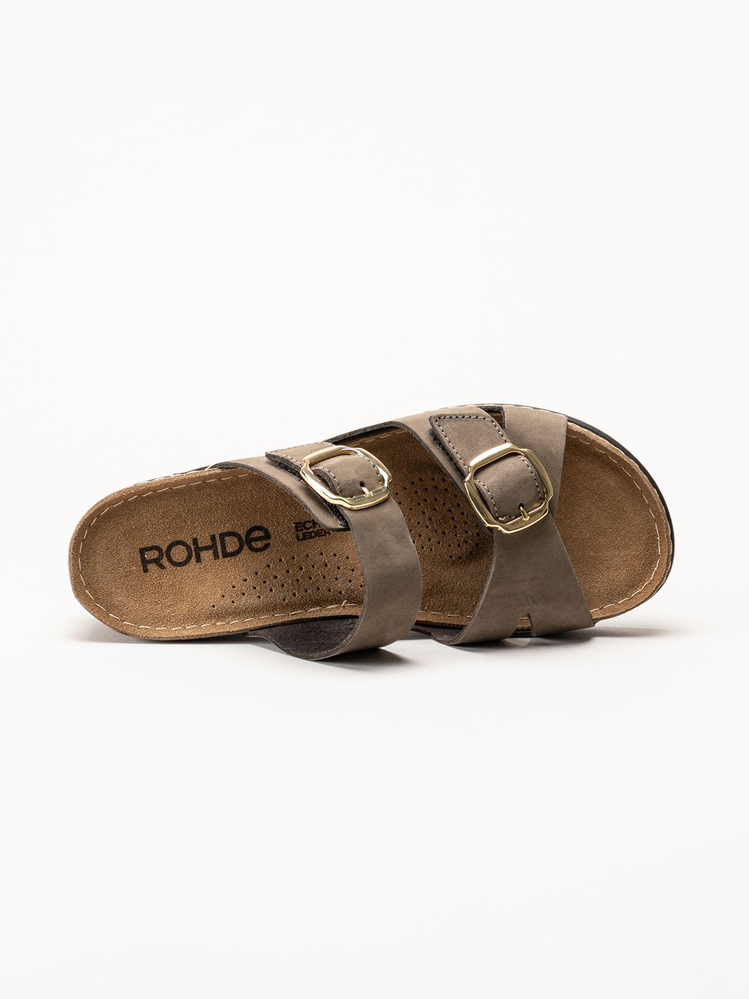 Rohde - Soave 40 - Bruna slip in sandaler med kilklack