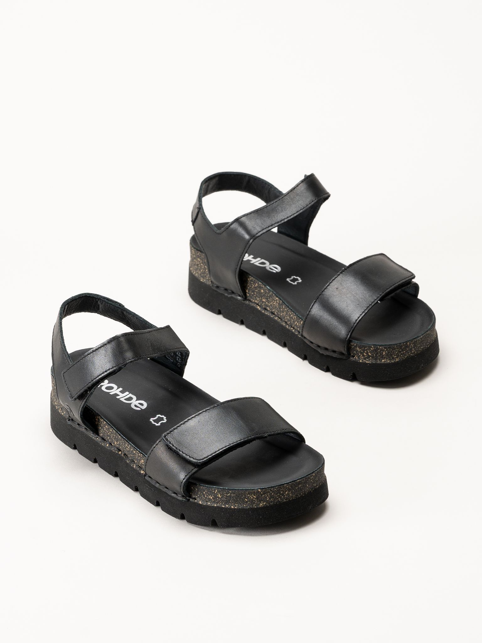 Rohde - Latina - Svarta sandaler