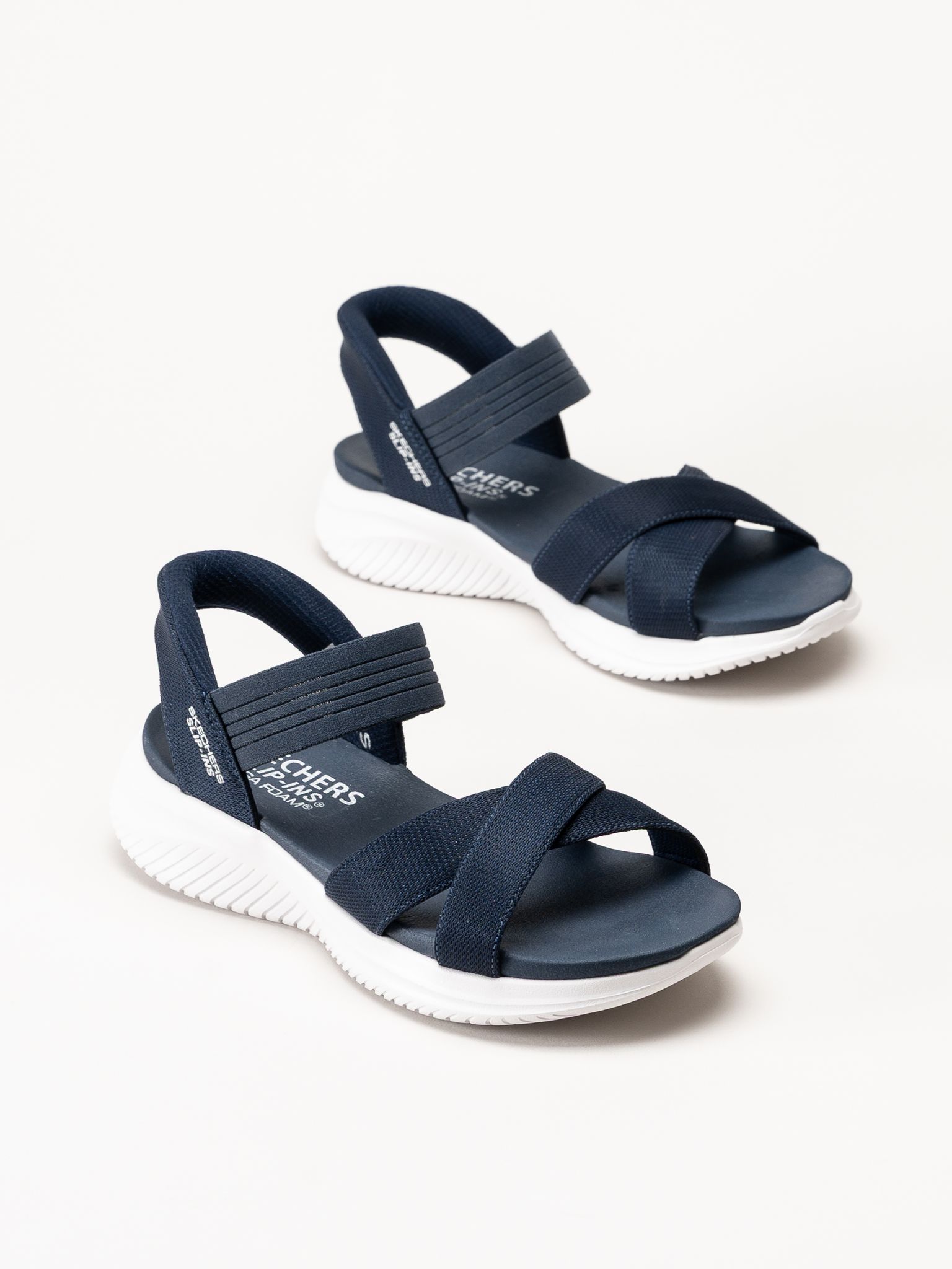 Skechers - Ultra Flex 3.0 - Marinblå sandaler