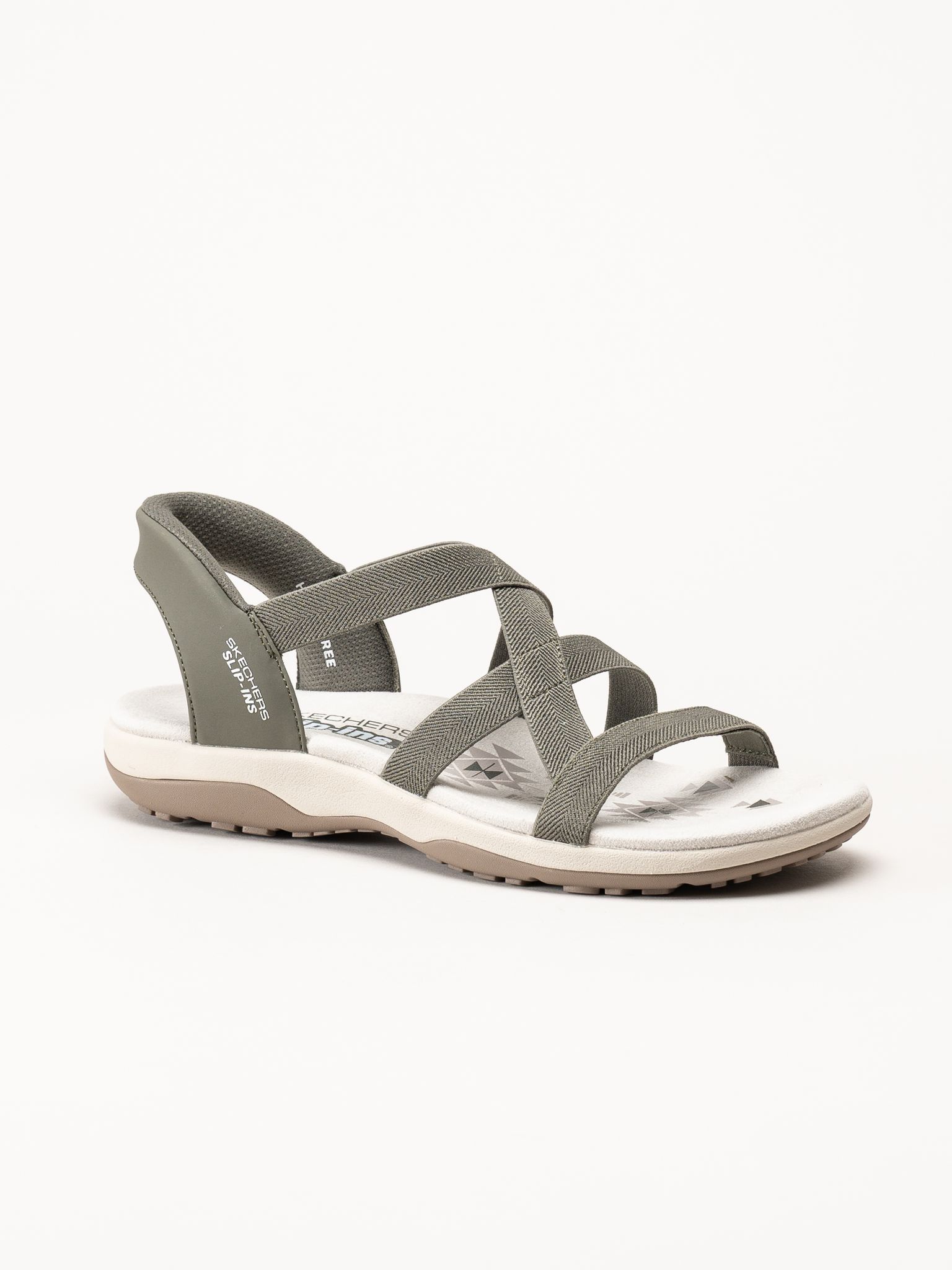 Skechers - Reggae Slim - Gröna sandaler
