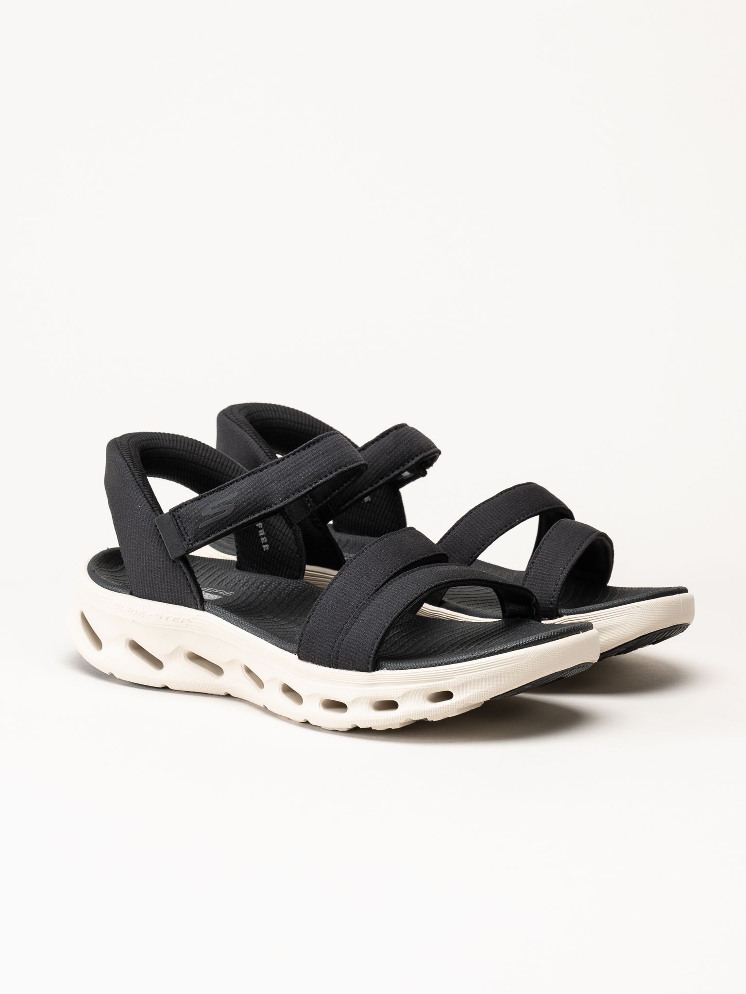 Skechers - Glide Step 2 - Svarta sandaler