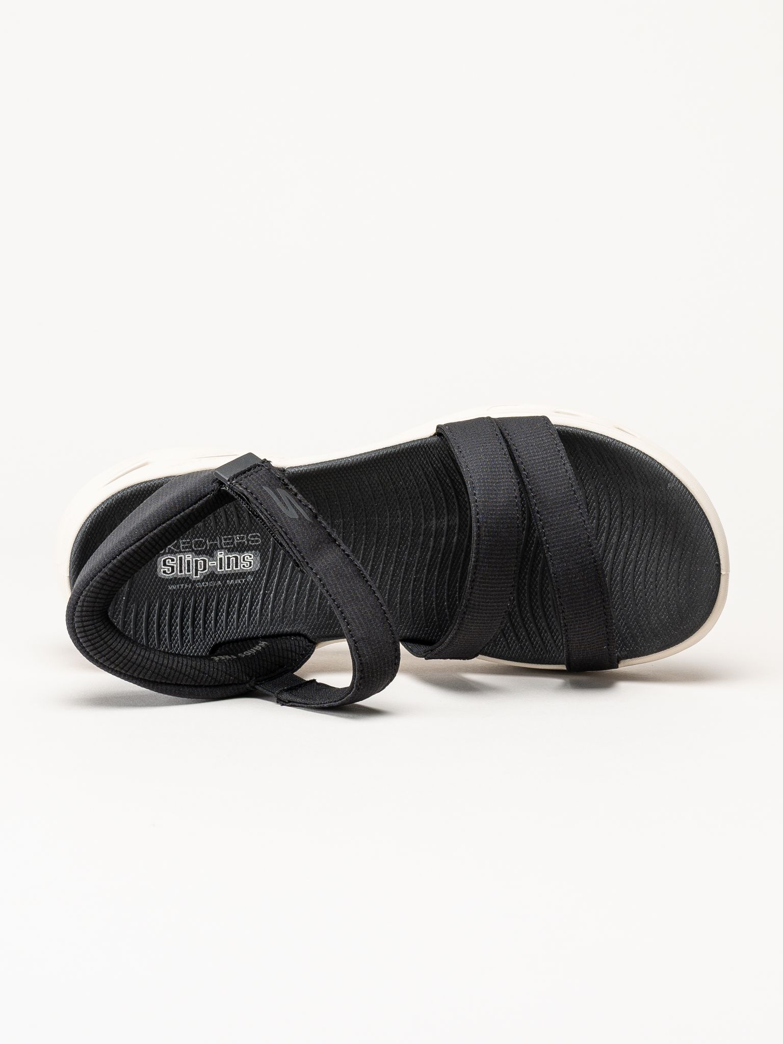 Skechers - Glide Step 2 - Svarta sandaler