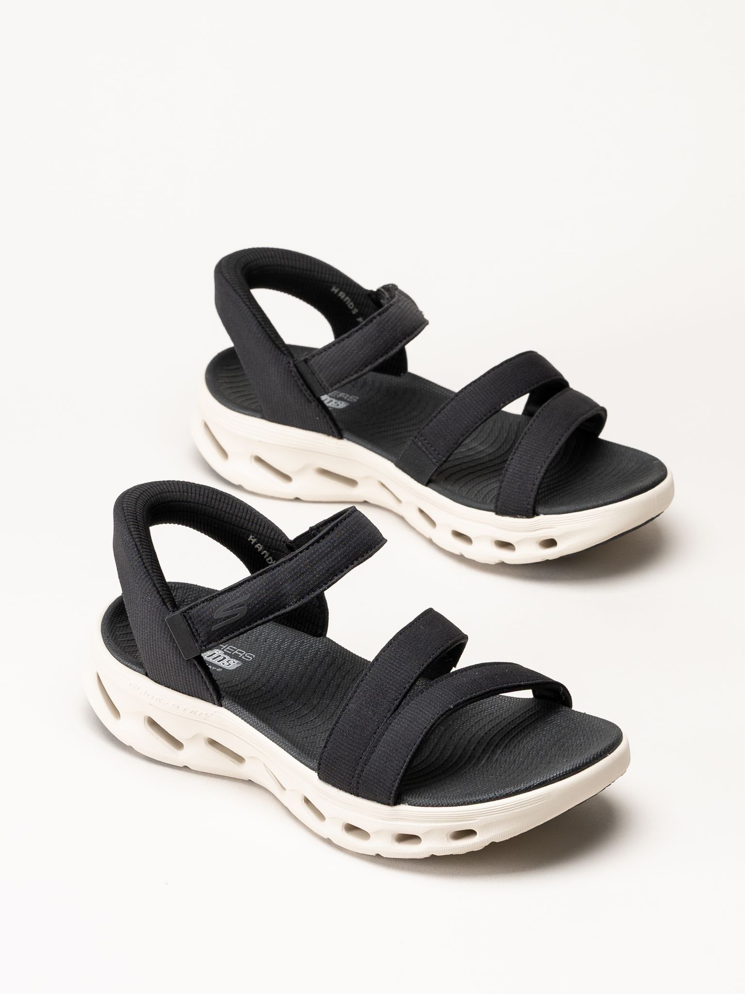 Skechers - Glide Step 2 - Svarta sandaler