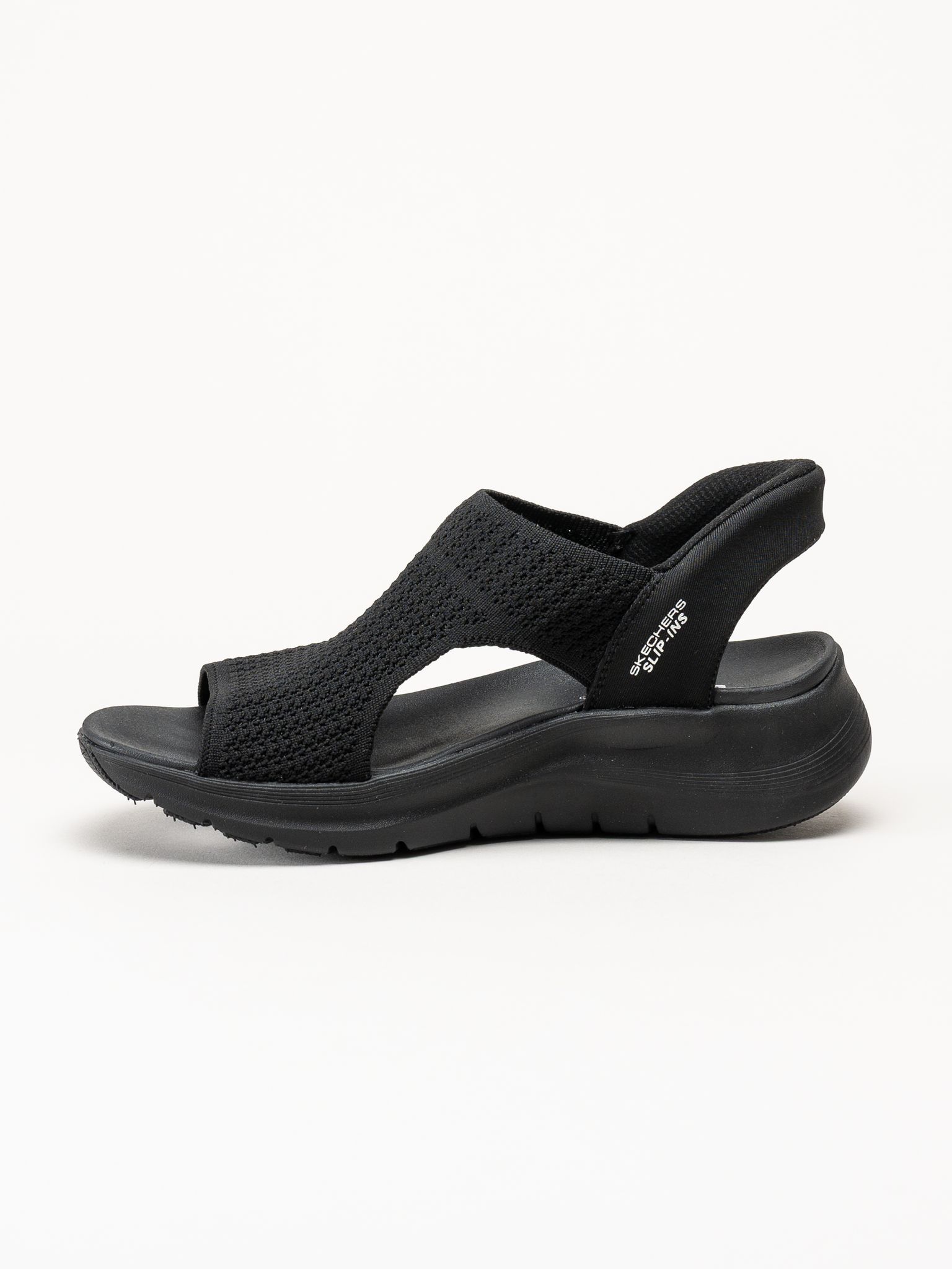 Skechers - Arch Fit - Svarta slip-in sandaler