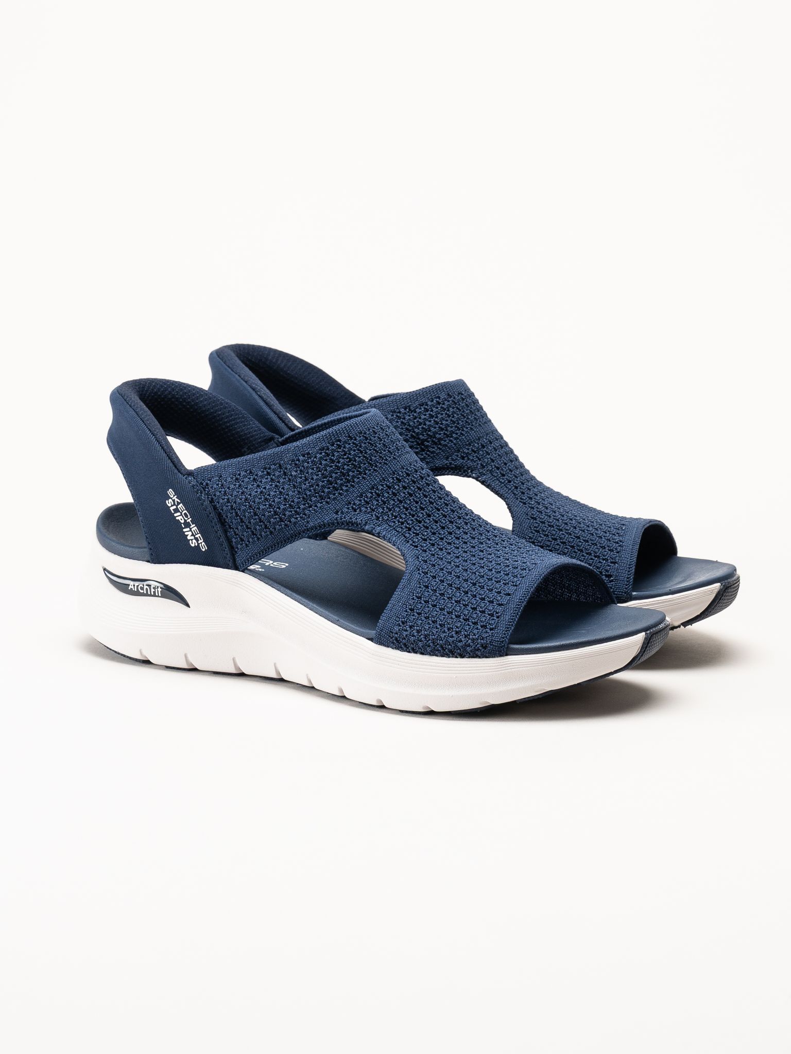 Skechers - Arch Fit - Marinblå slip ins sandal