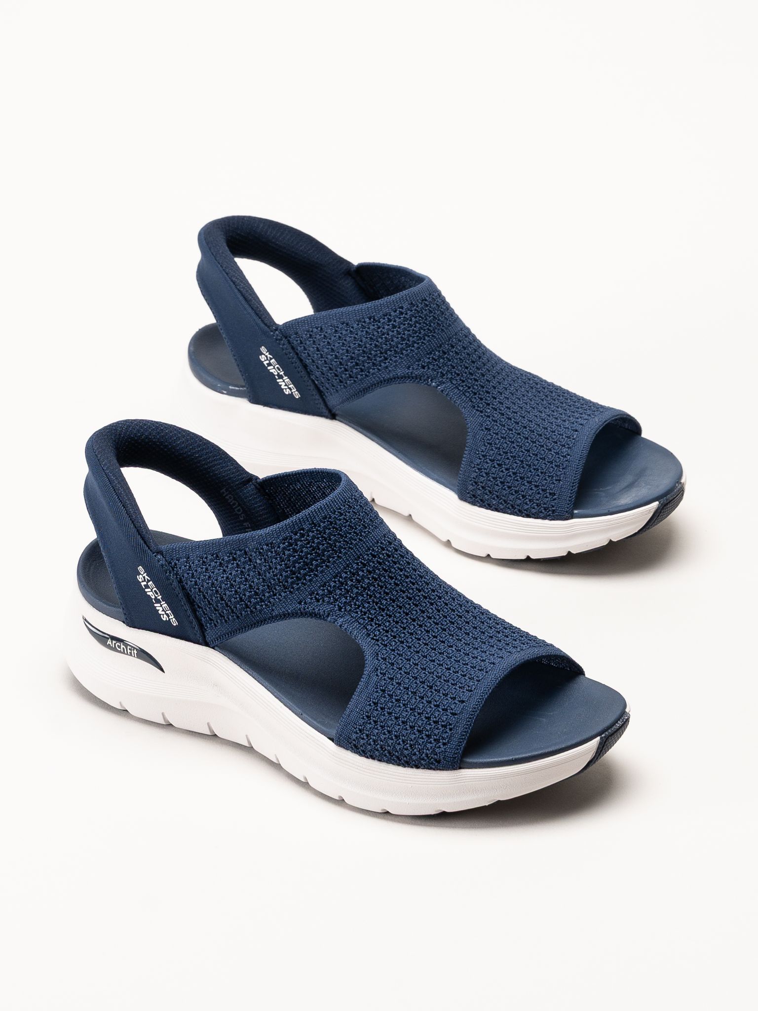 Skechers - Arch Fit - Marinblå slip ins sandal