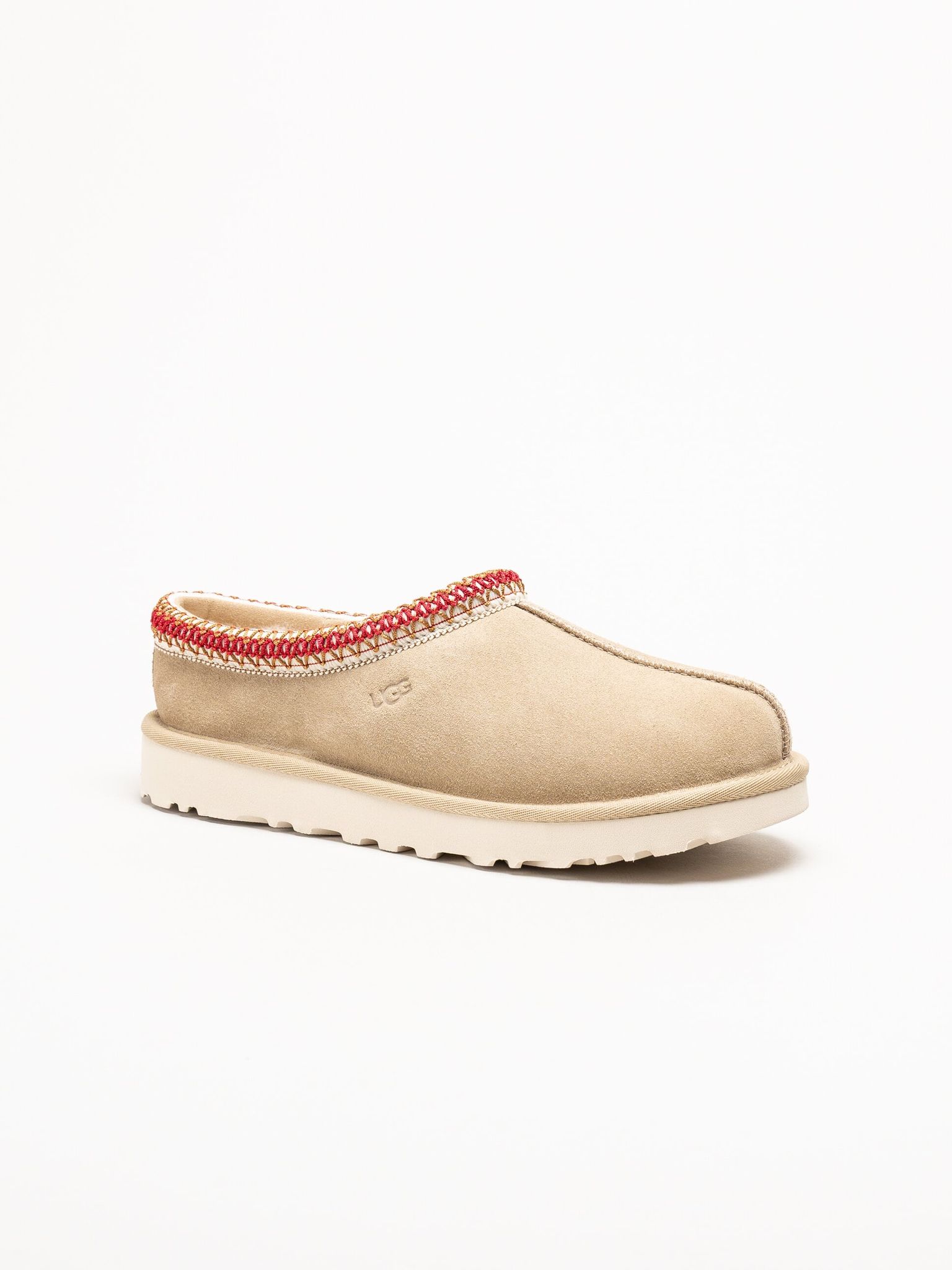UGG - W Tasman II - Beige fårskinnsfodrade tofflor