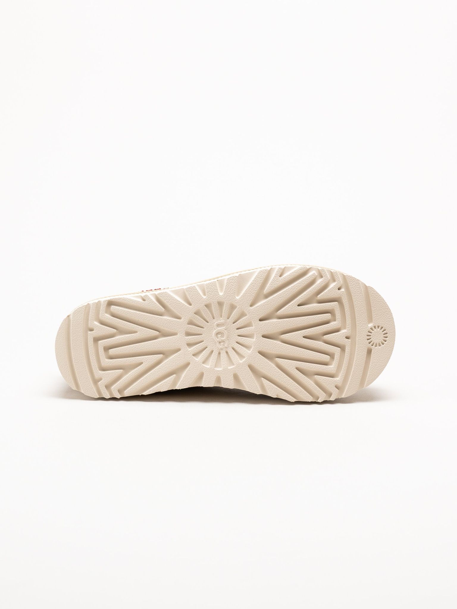 UGG - W Tasman II - Beige fårskinnsfodrade tofflor