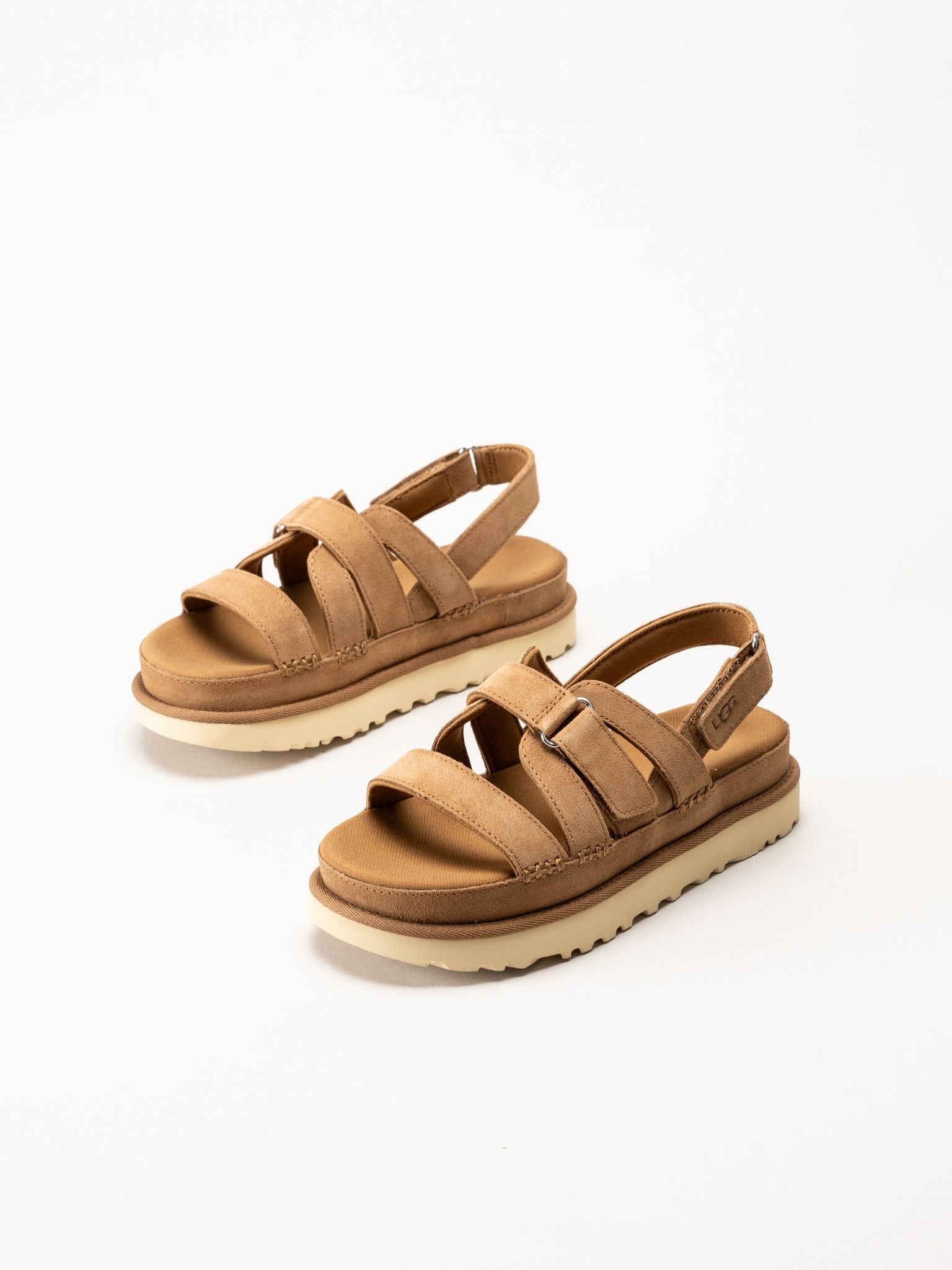 UGG - W Goldenstar Gleam - Bruna remsandaler i mocka