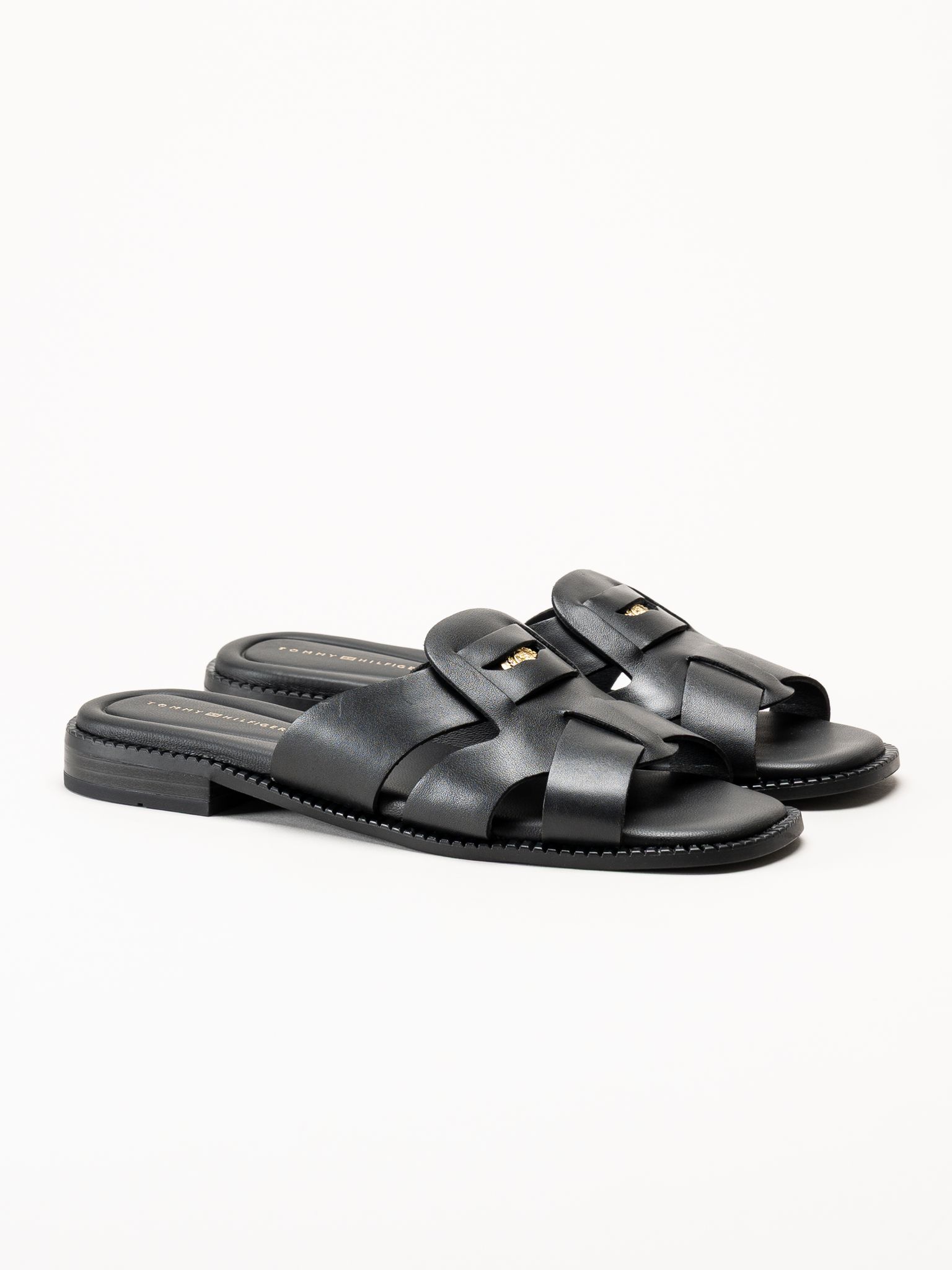 Tommy Hilfiger - Coin - Svarta slip in sandaler