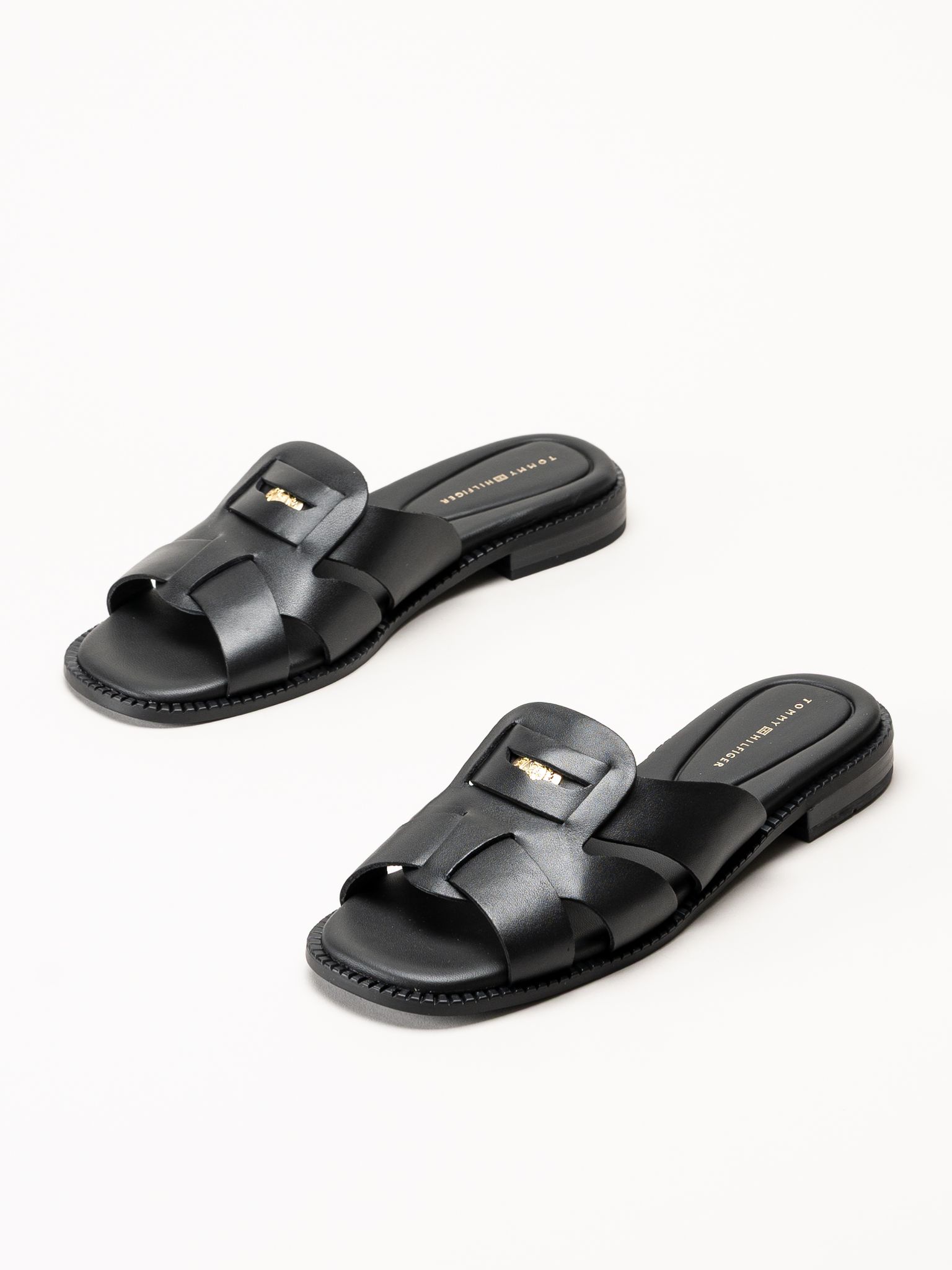Tommy Hilfiger - Coin - Svarta slip in sandaler