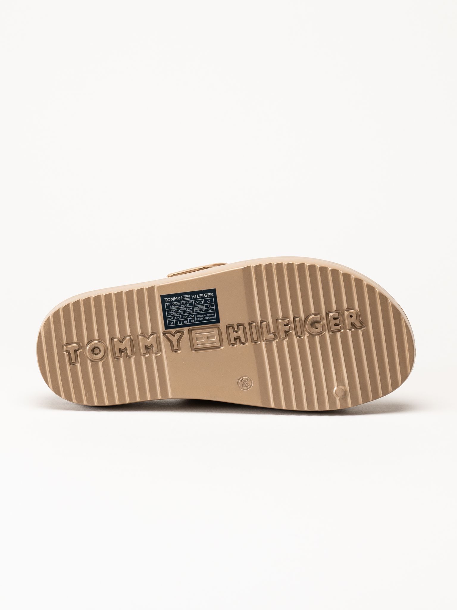 Tommy Hilfiger - Double Strap - Beige sandaler