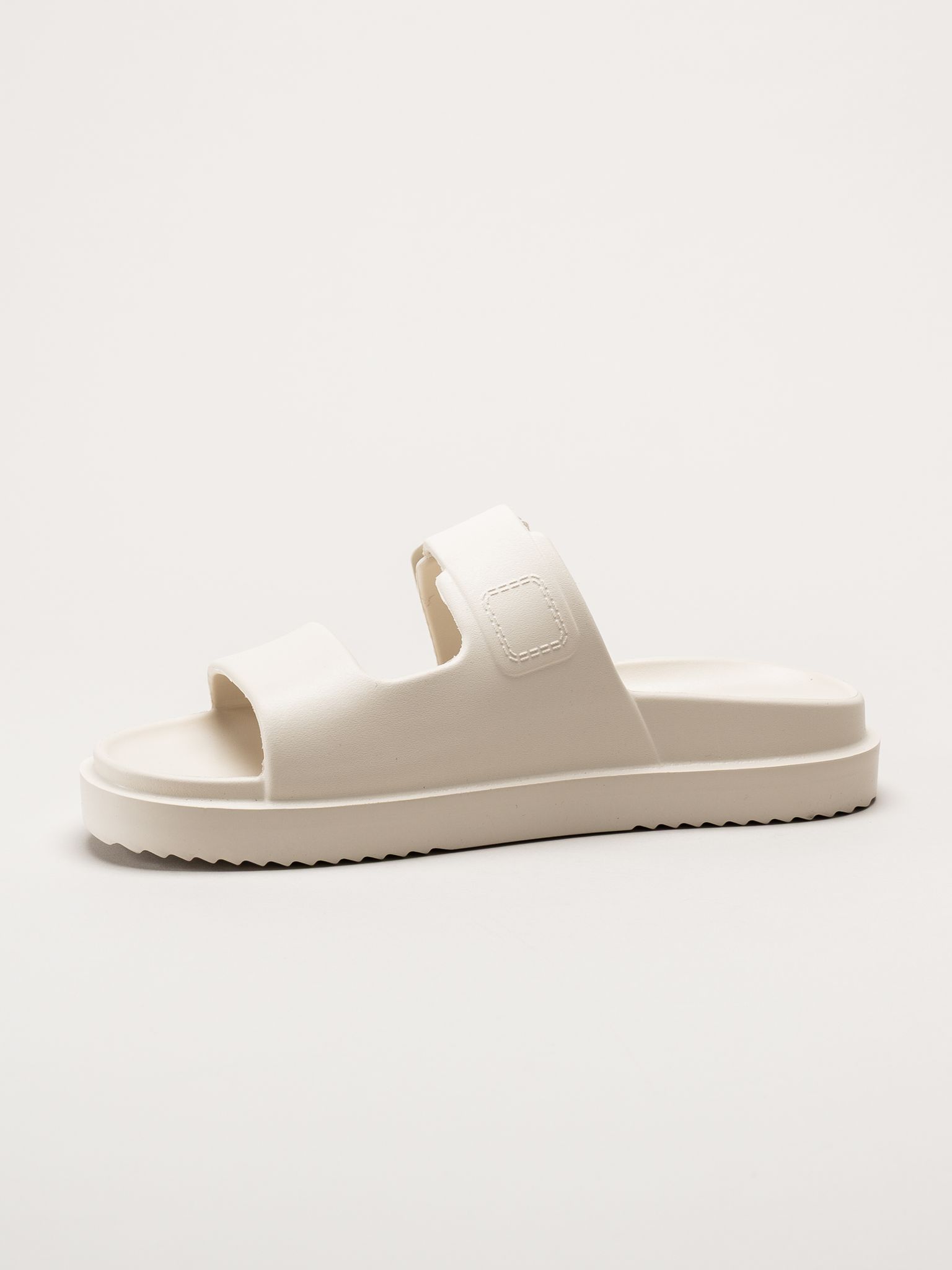 Tommy Hilfiger - Double Strap - Offwhite sandaler med spänne