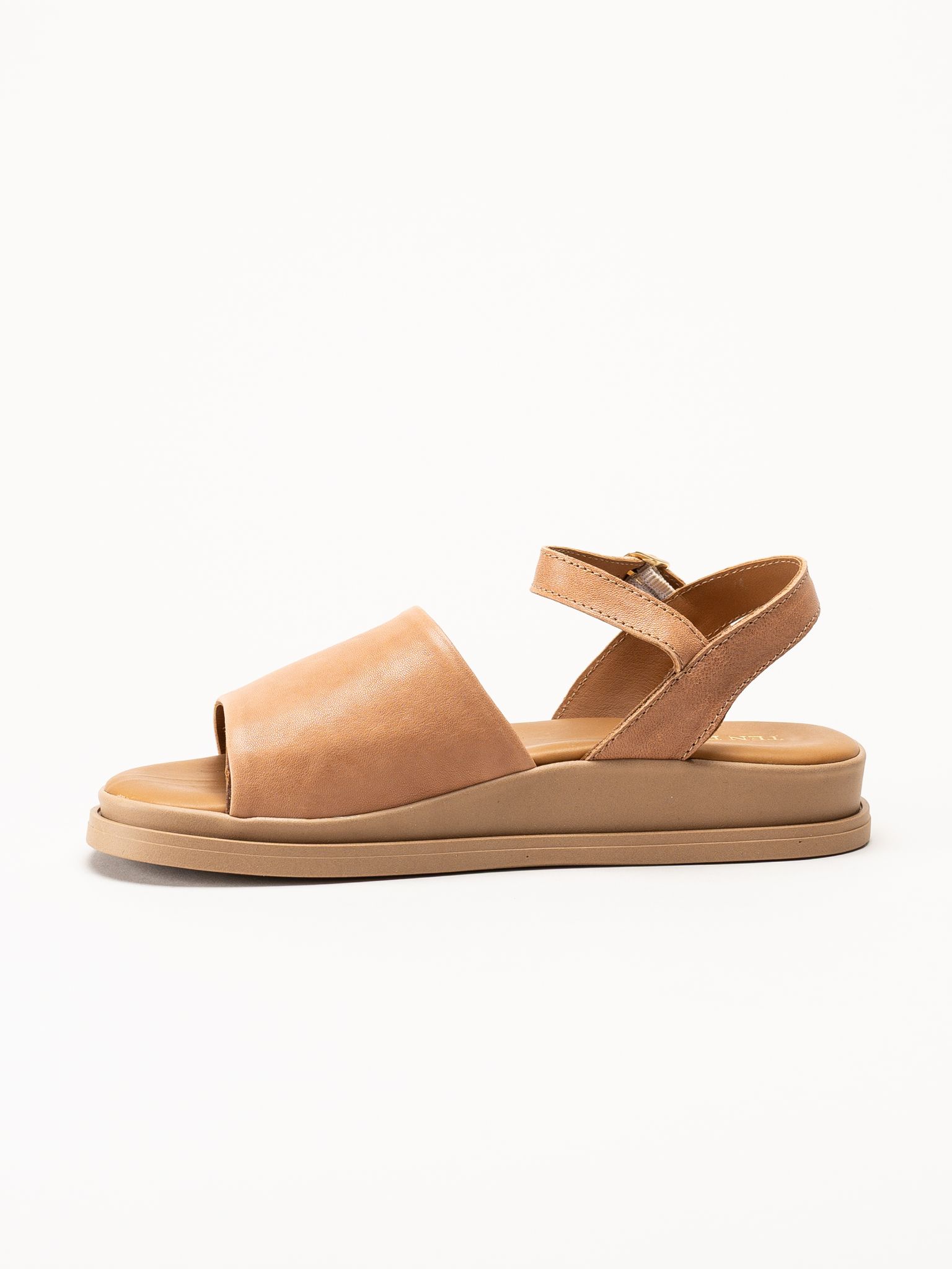 Ten Points - Alma - Ljusbruna skinnsandaler