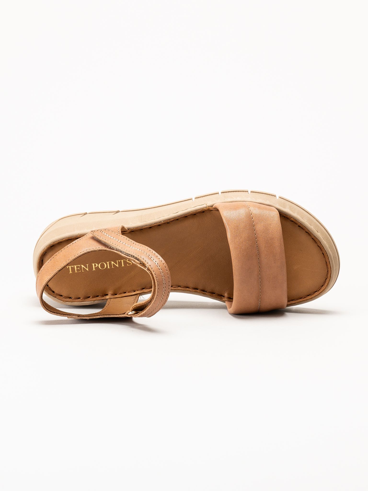 Ten Points - Britta - Ljusbruna sandaler