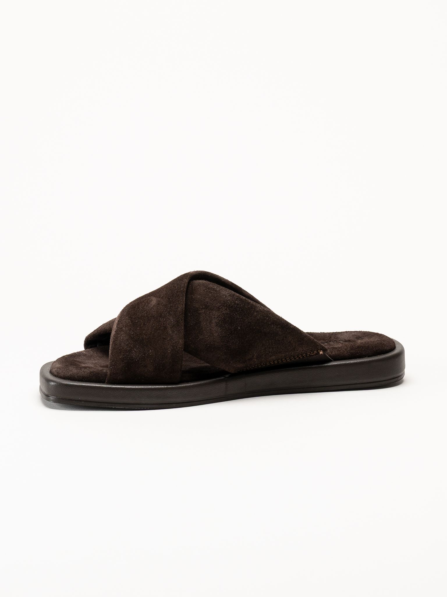 Tamaris - Mörkbruna slip in sandaler