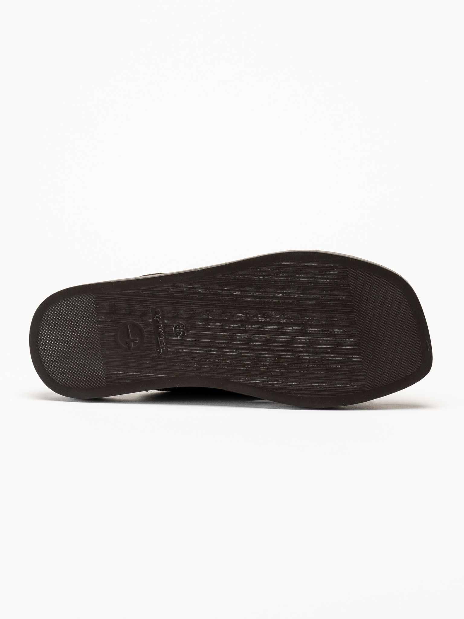 Tamaris - Mörkbruna slip in sandaler