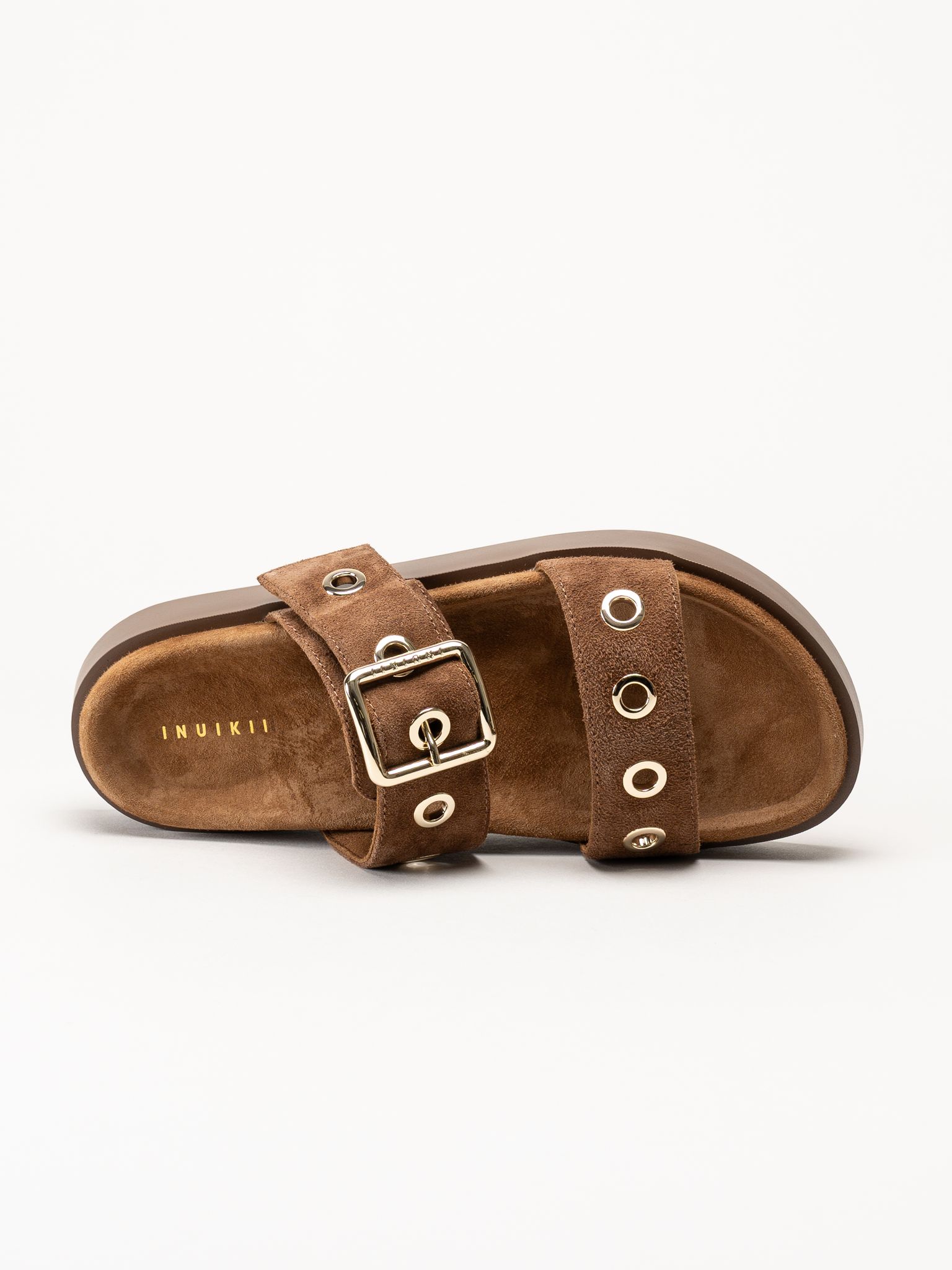 Inuikii - Tilda Buckle - Mörkbruna sandaler