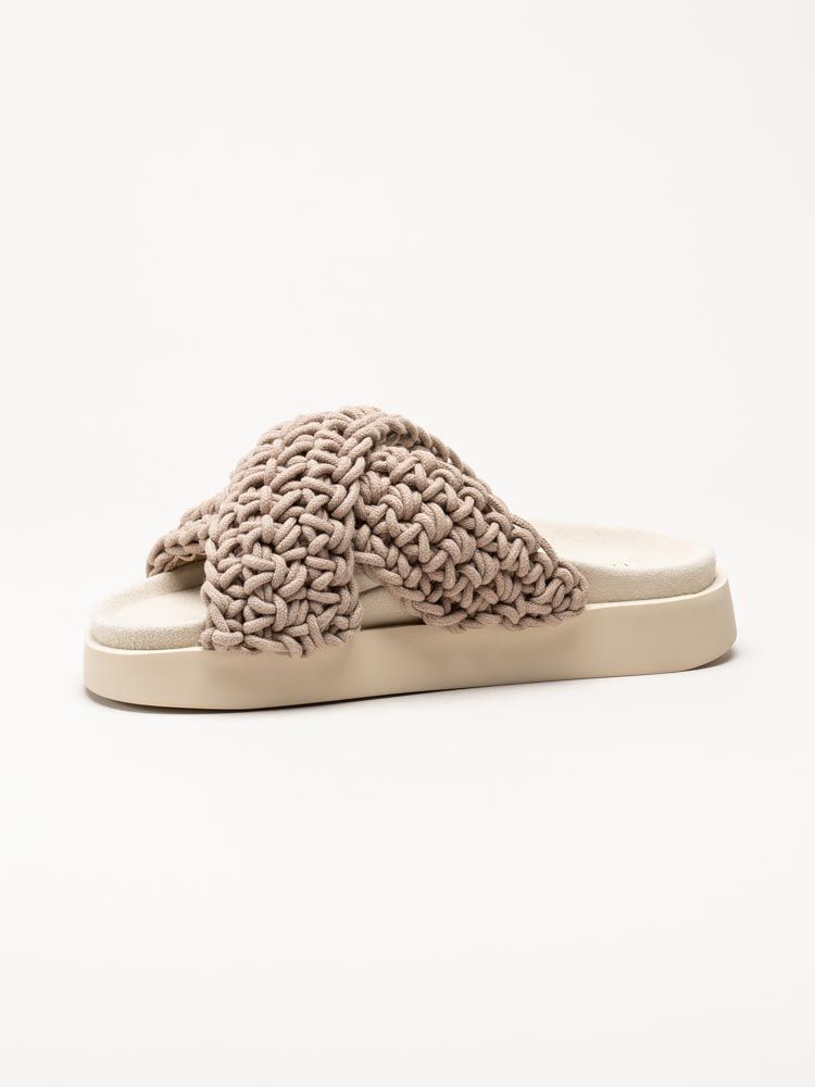 Inuikii - Woven - Beige virkade sandaler