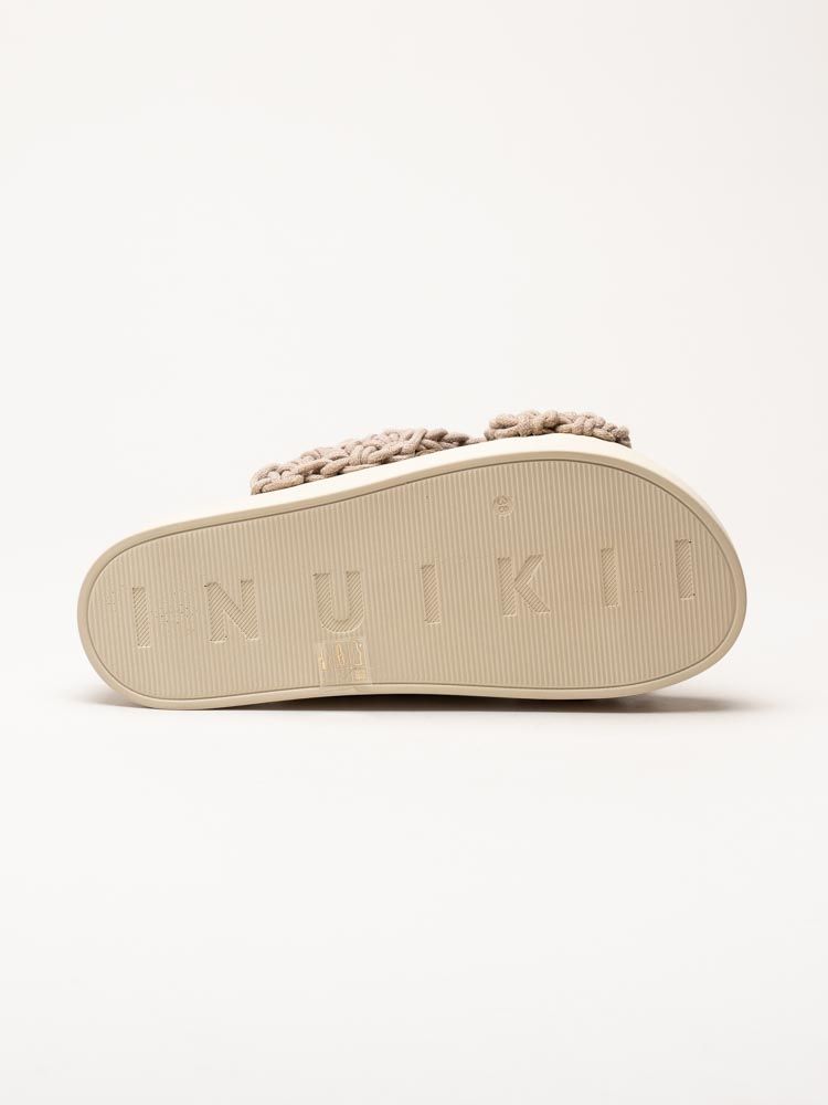 Inuikii - Woven - Beige virkade sandaler