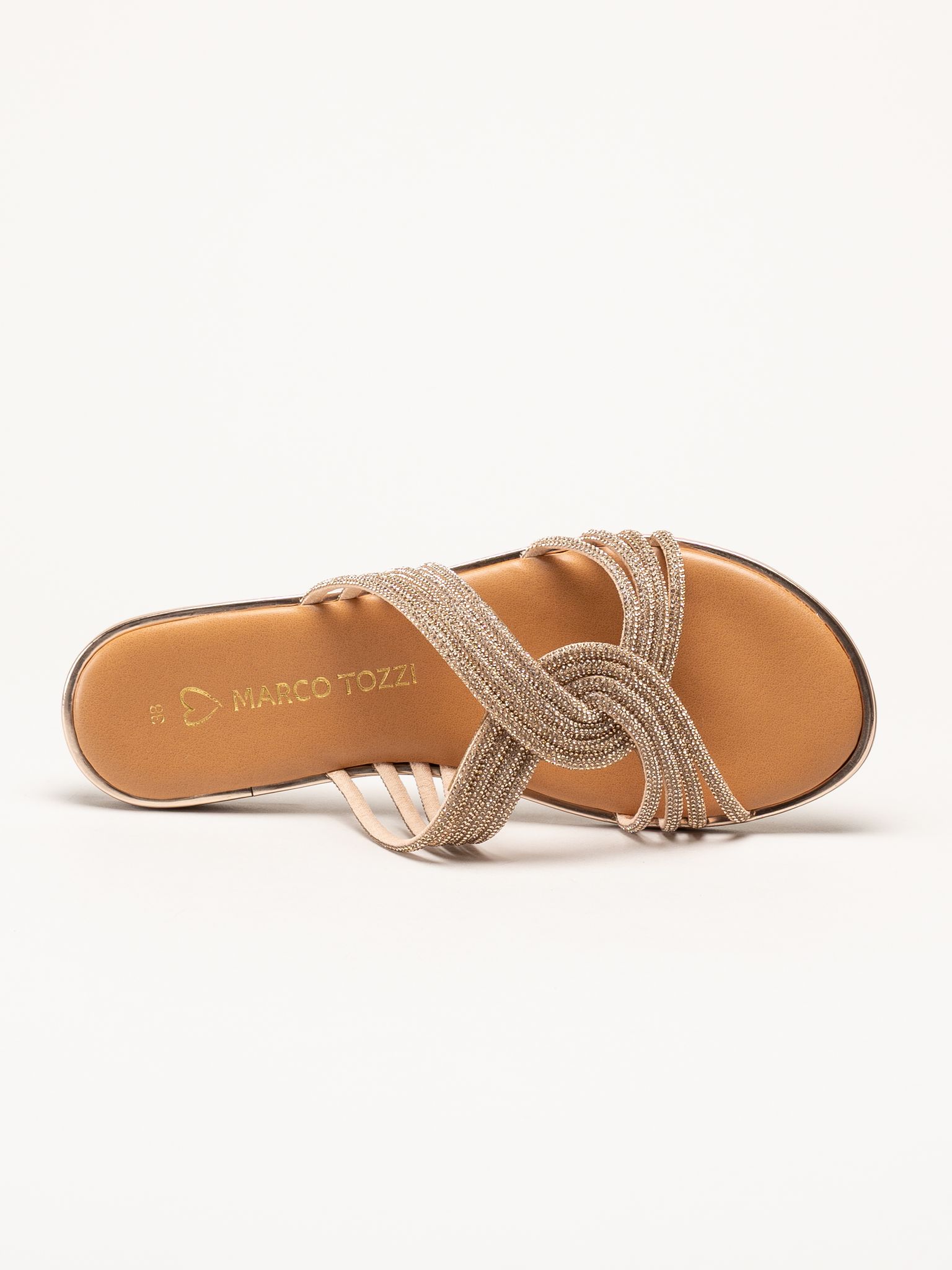 Marco Tozzi - Guldfärgade sandaler