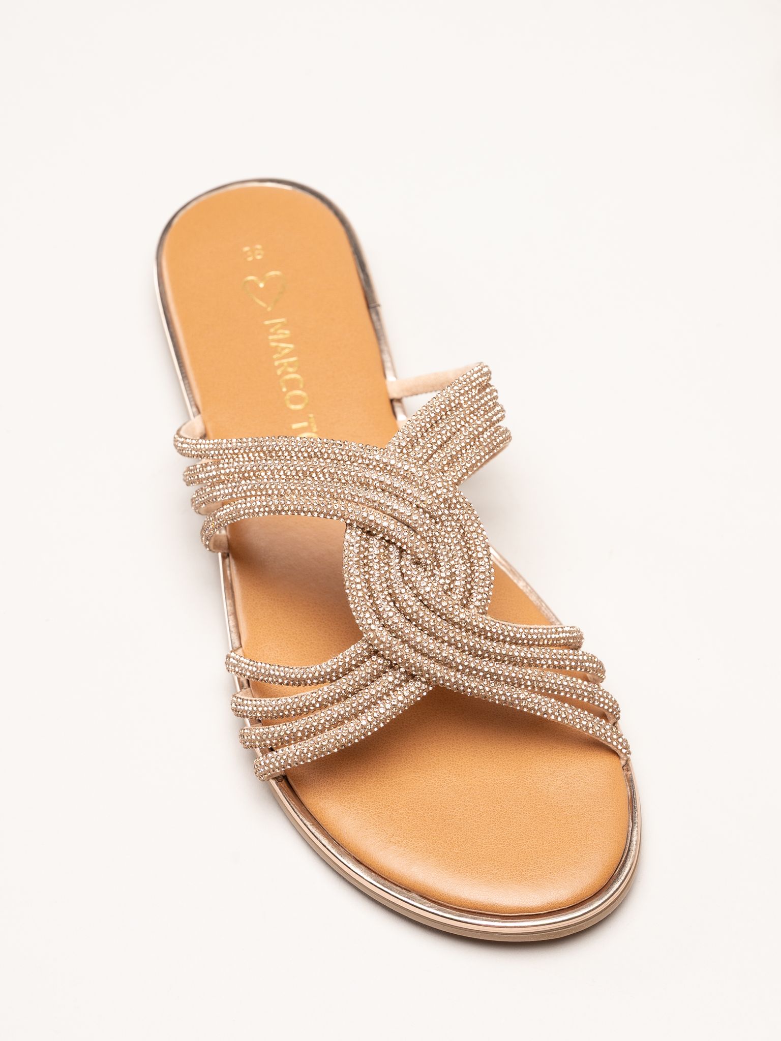 Marco Tozzi - Guldfärgade sandaler
