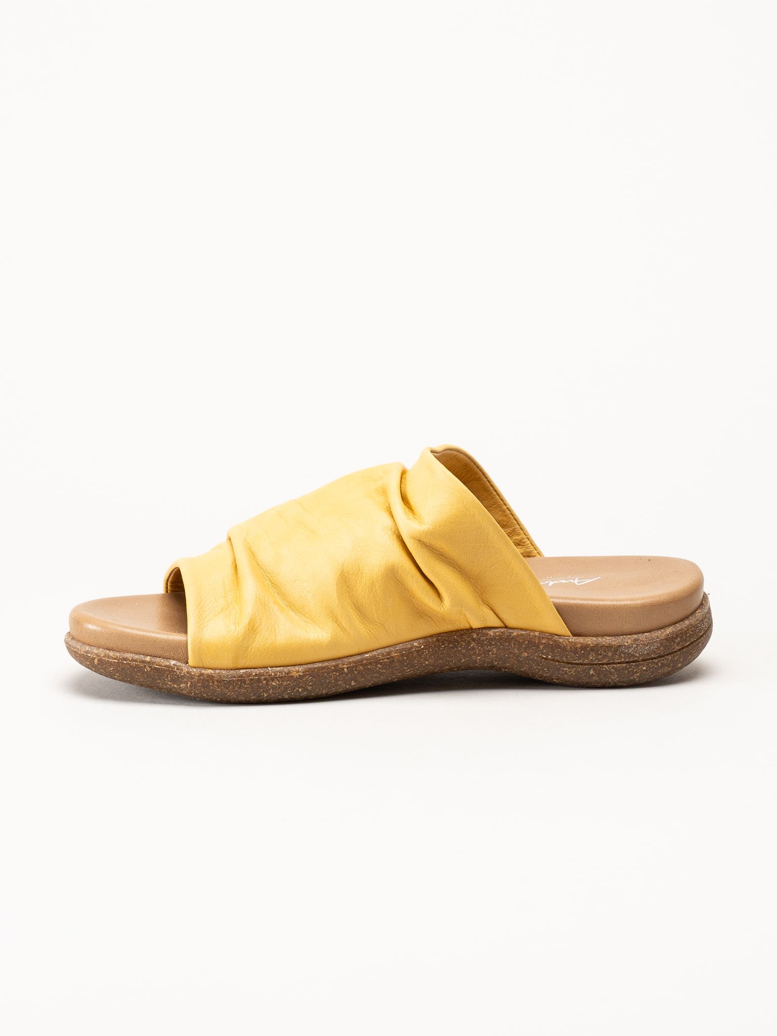 Andrea Conti - Gula sandaler i skinn