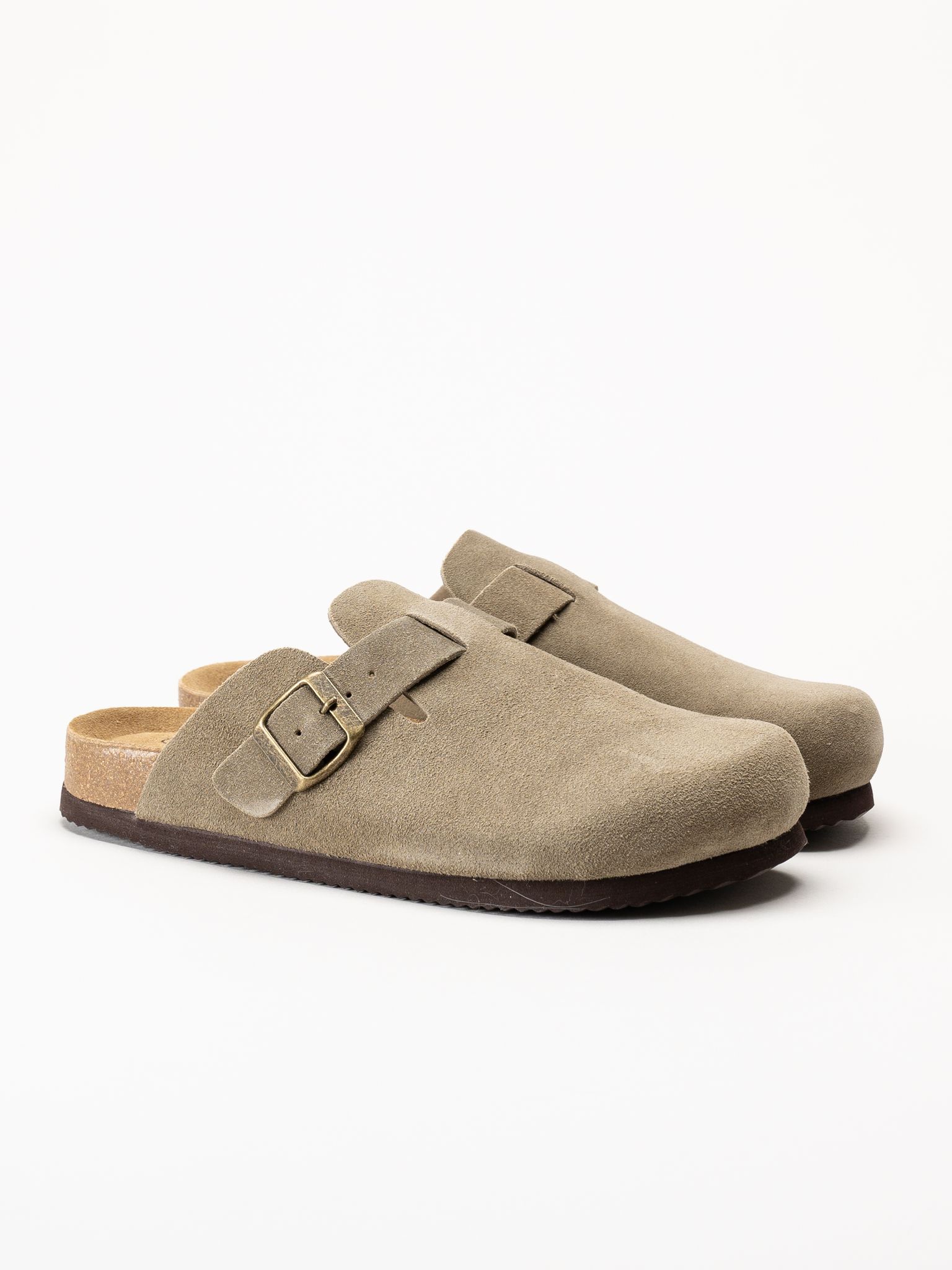 CpH Comfort - Beige sandaler i mocka