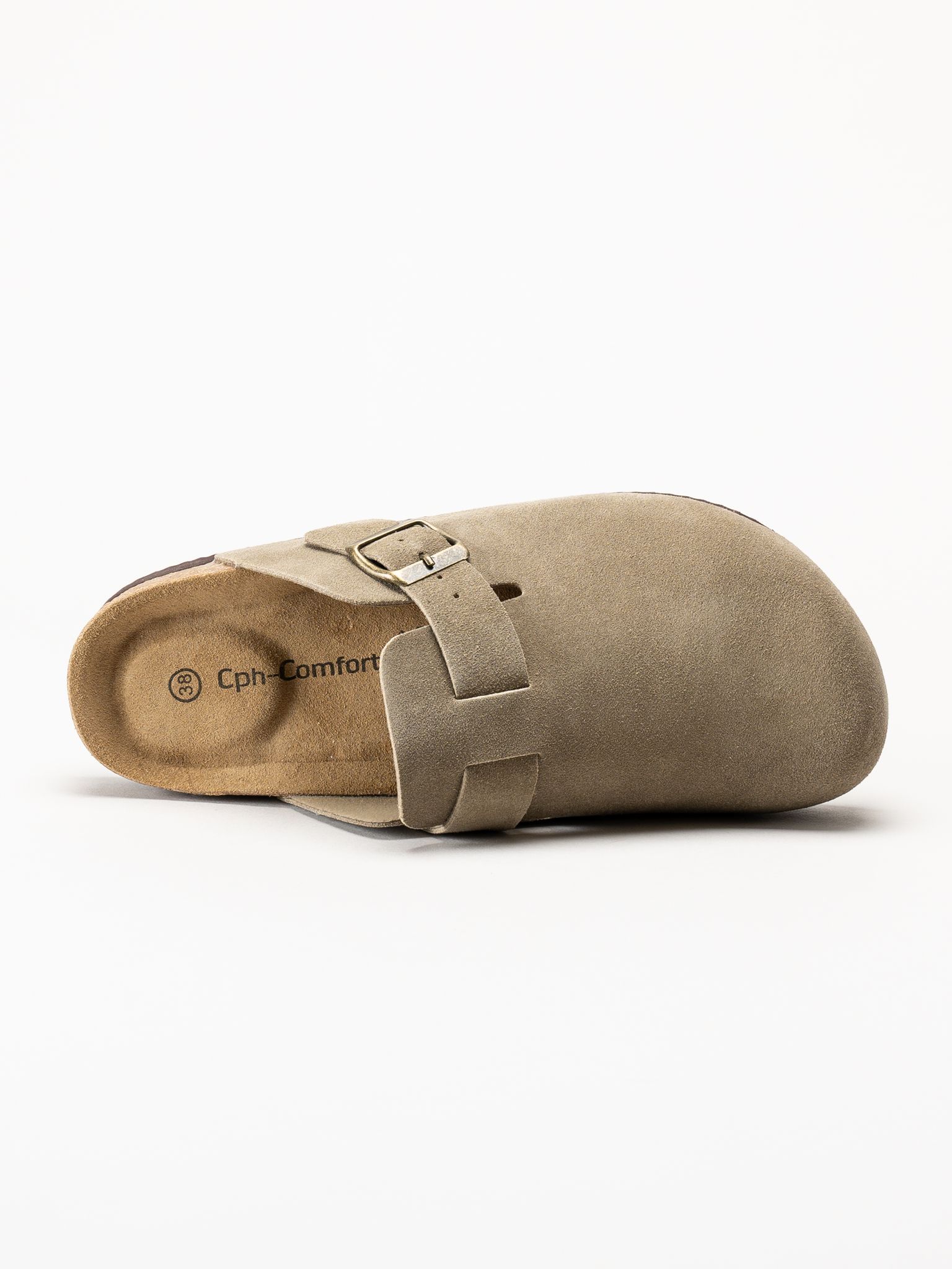CpH Comfort - Beige sandaler i mocka