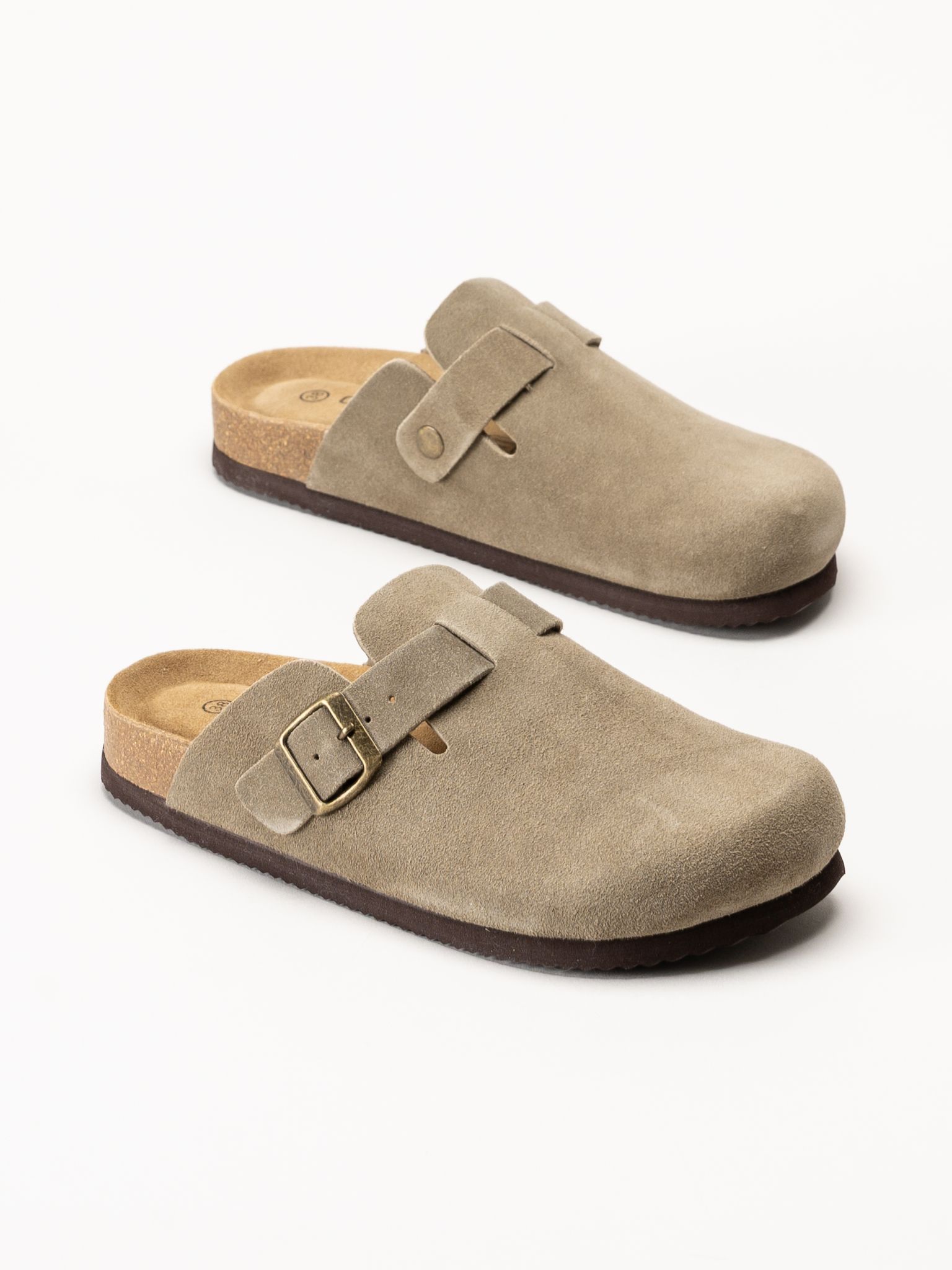 CpH Comfort - Beige sandaler i mocka