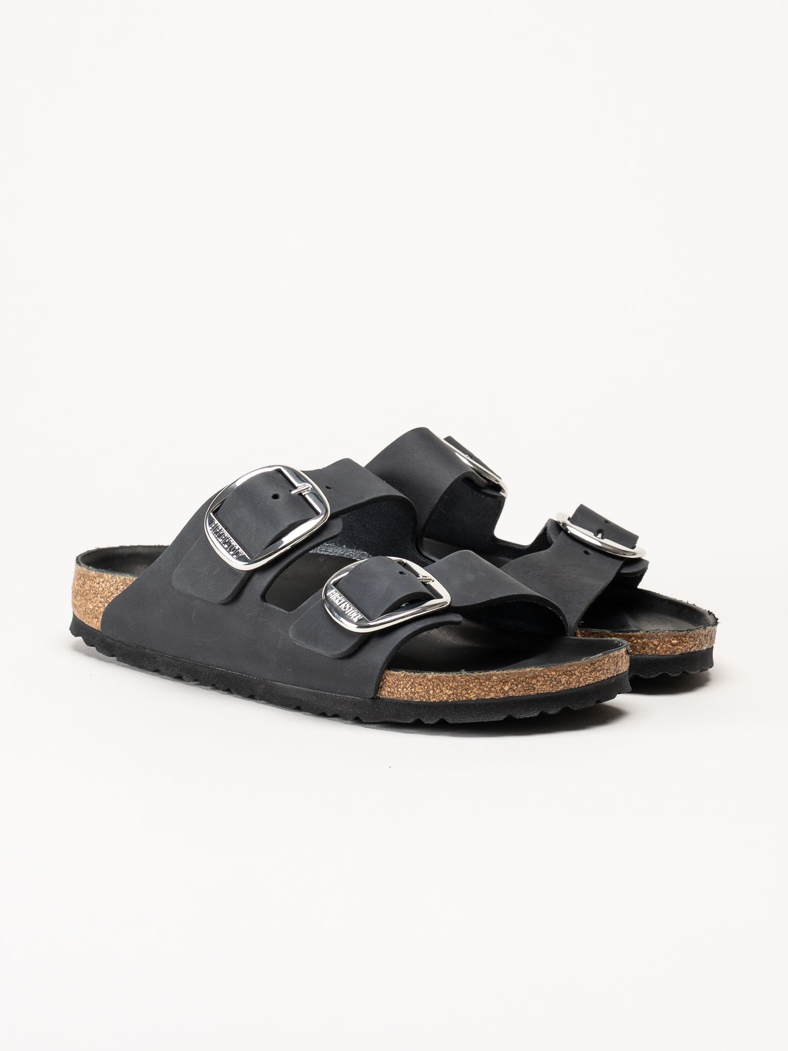 Birkenstock - Arizona Big Buckle - Svarta slip in sandaler