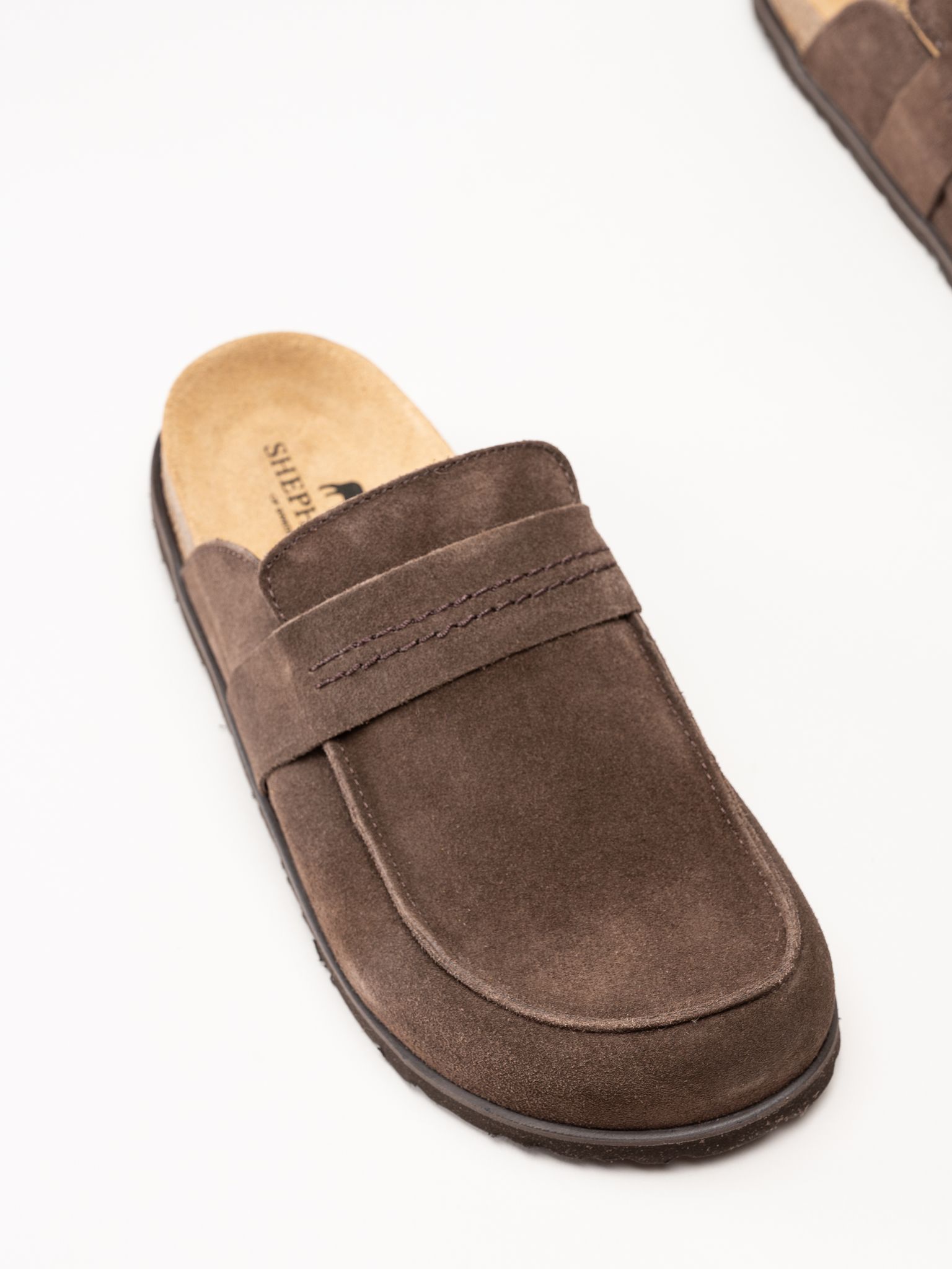 Shepherd - Petra - Mörkbruna slip in tofflor