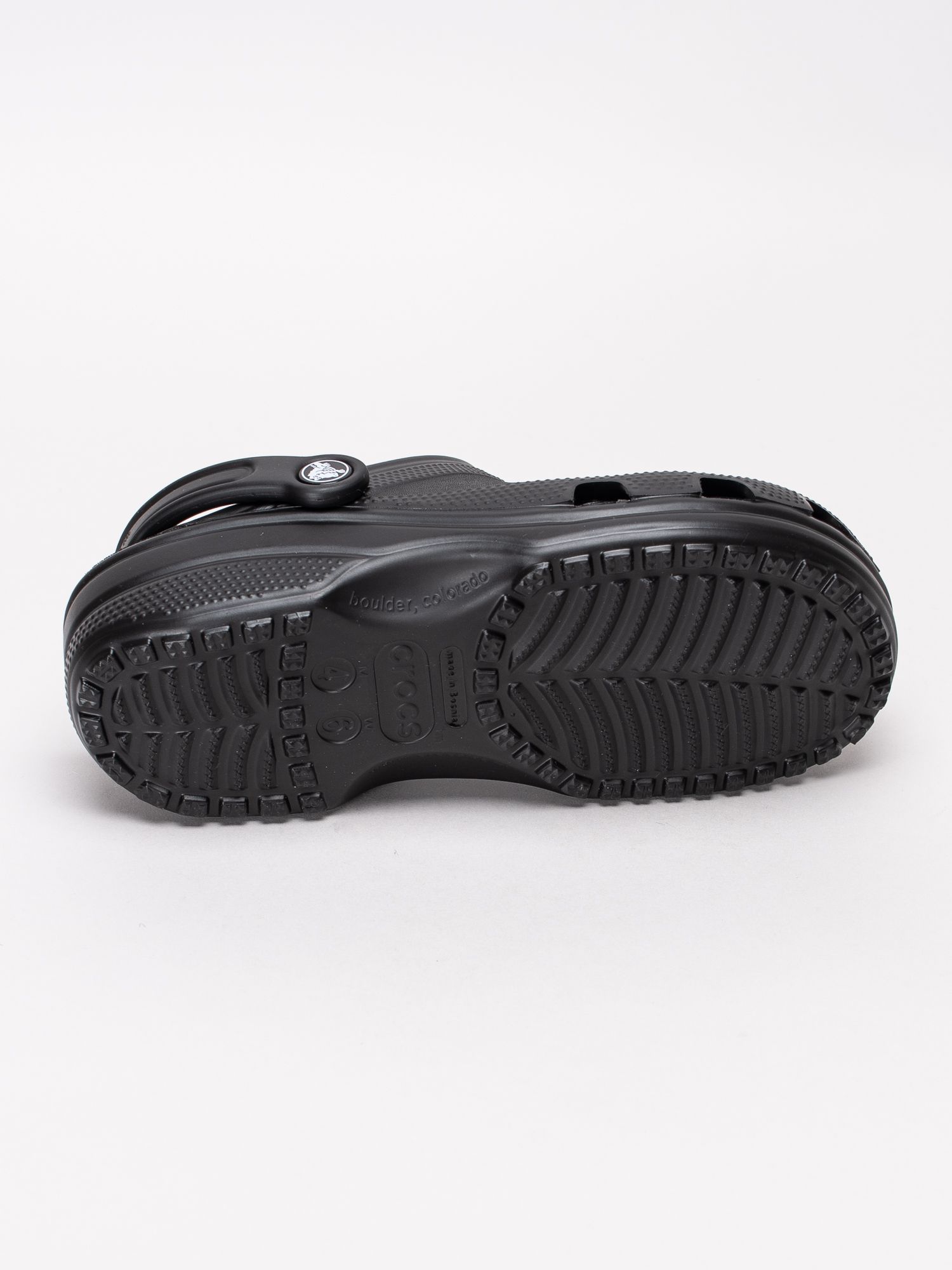 Crocs - Classic Clog - Svarta slip in tofflor