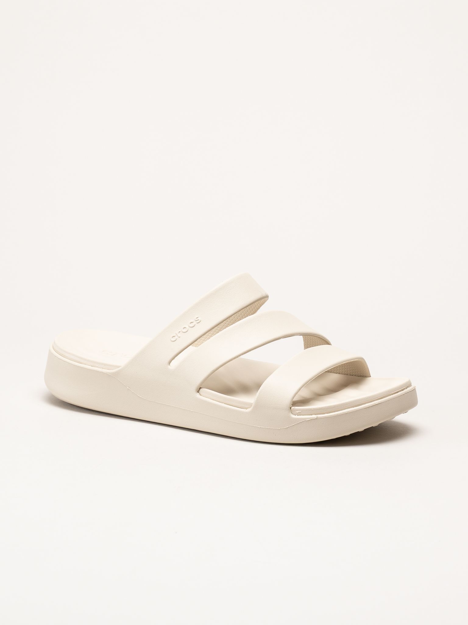 Crocs - Getaway Strappy - Offwhite sandaler