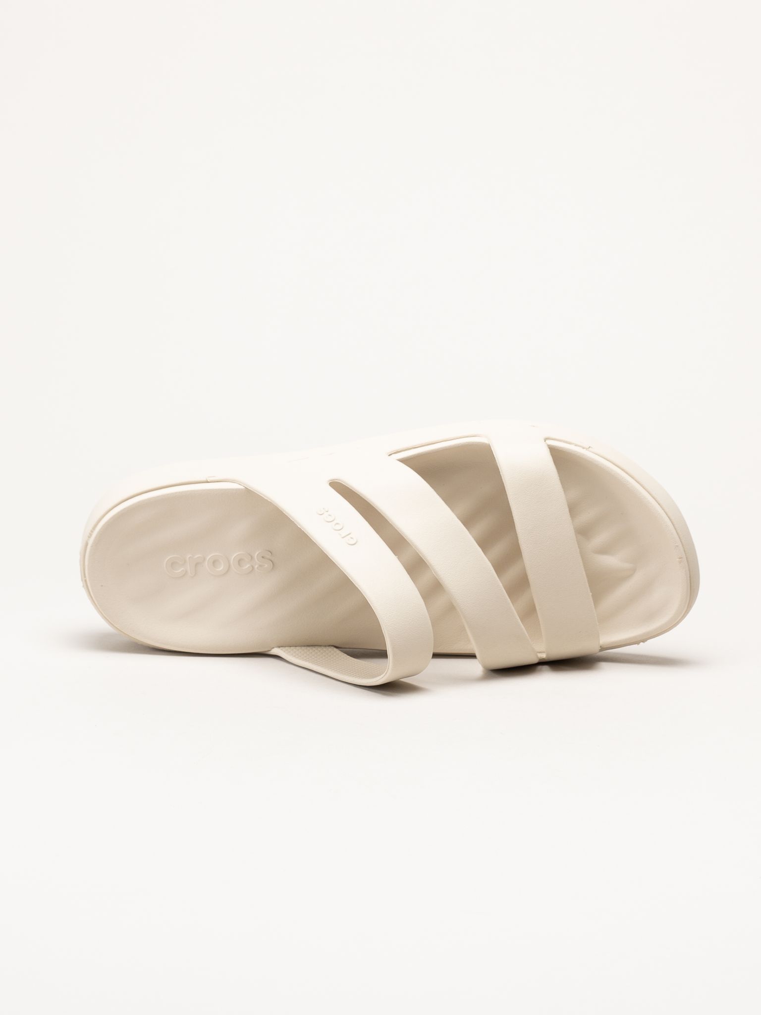 Crocs - Getaway Strappy - Offwhite sandaler