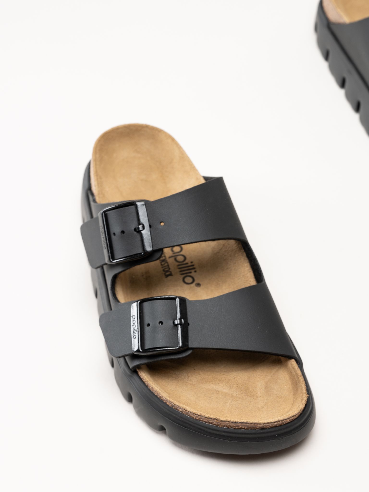 Birkenstock - Arizona PAP - Svarta platåsandaler