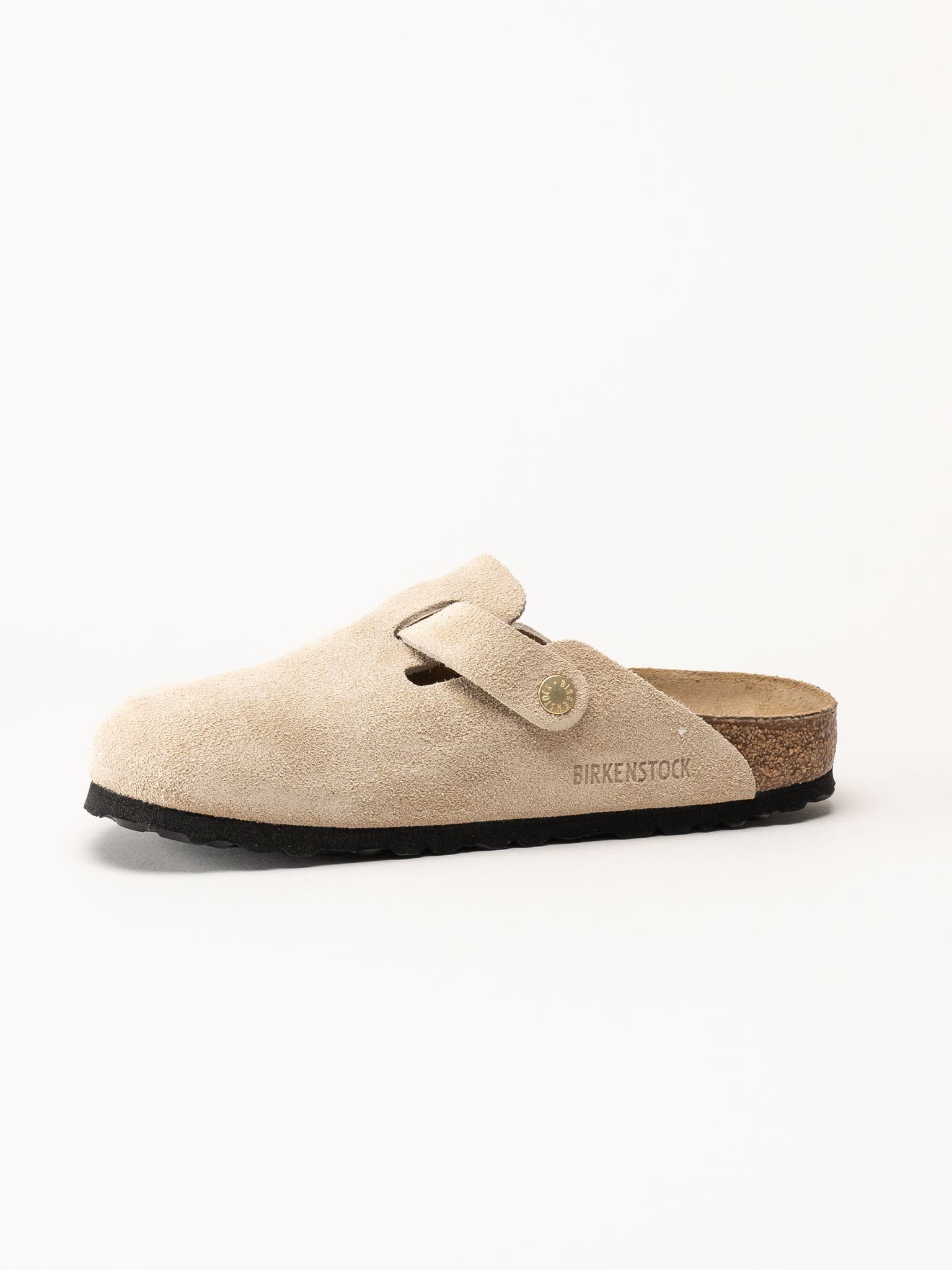 Birkenstock - Boston - Beige slip in sandaler