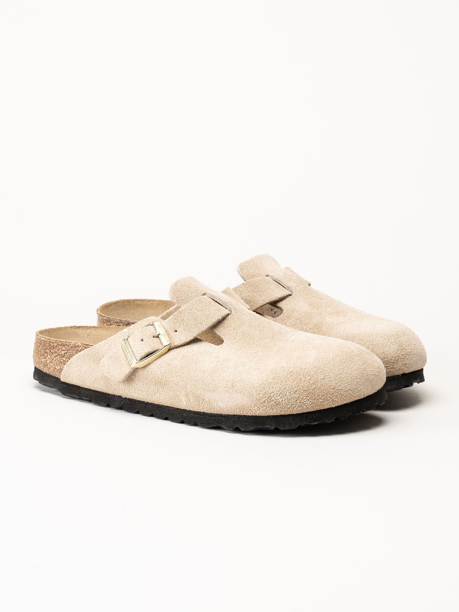 Birkenstock - Boston - Beige slip in sandaler