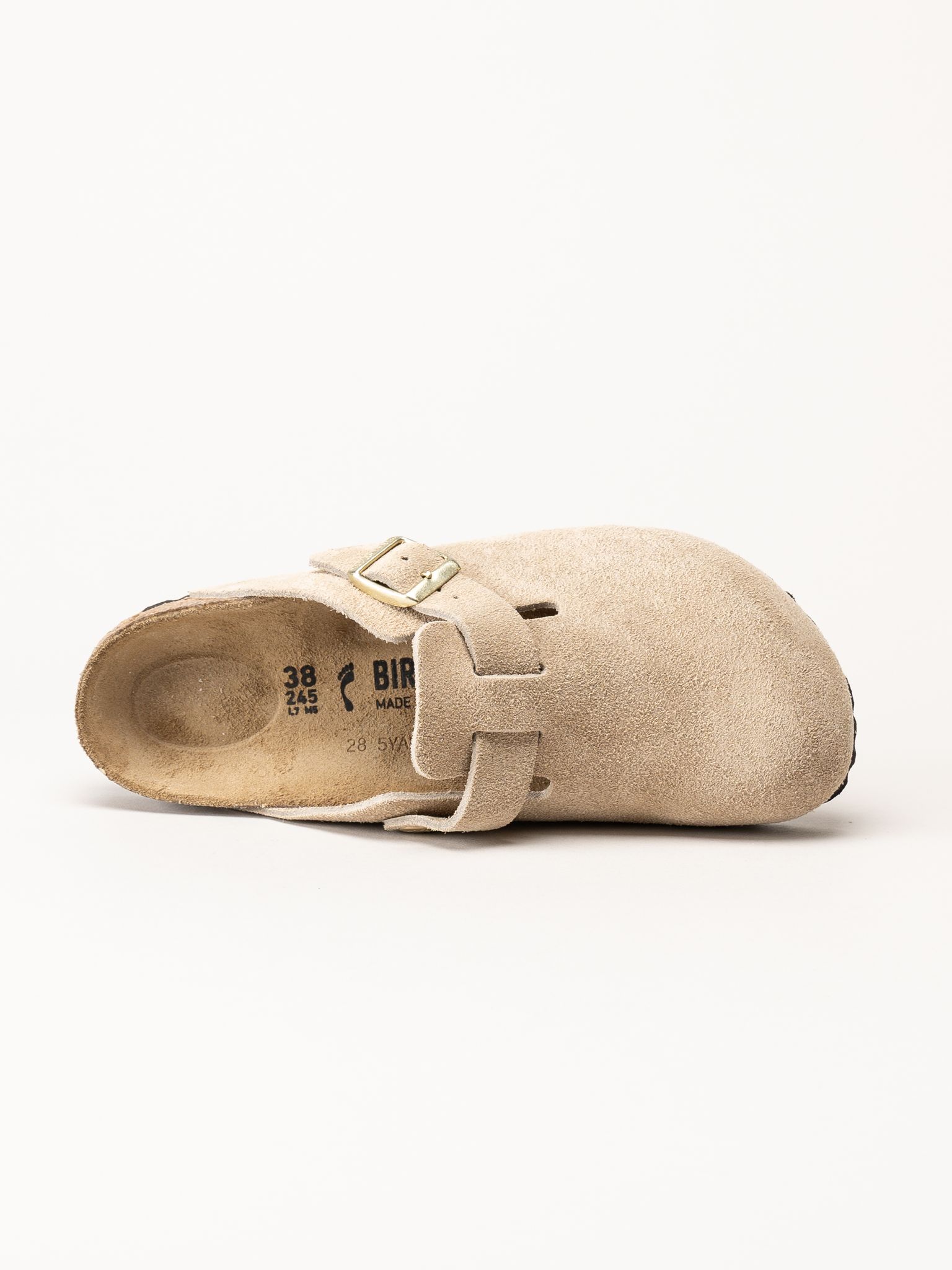 Birkenstock - Boston - Beige slip in sandaler