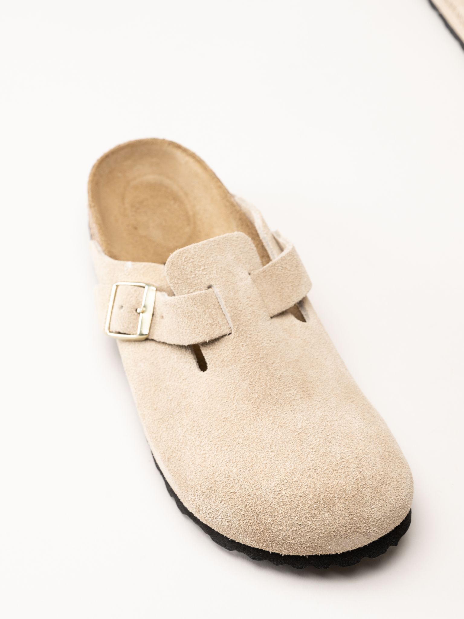 Birkenstock - Boston - Beige slip in sandaler
